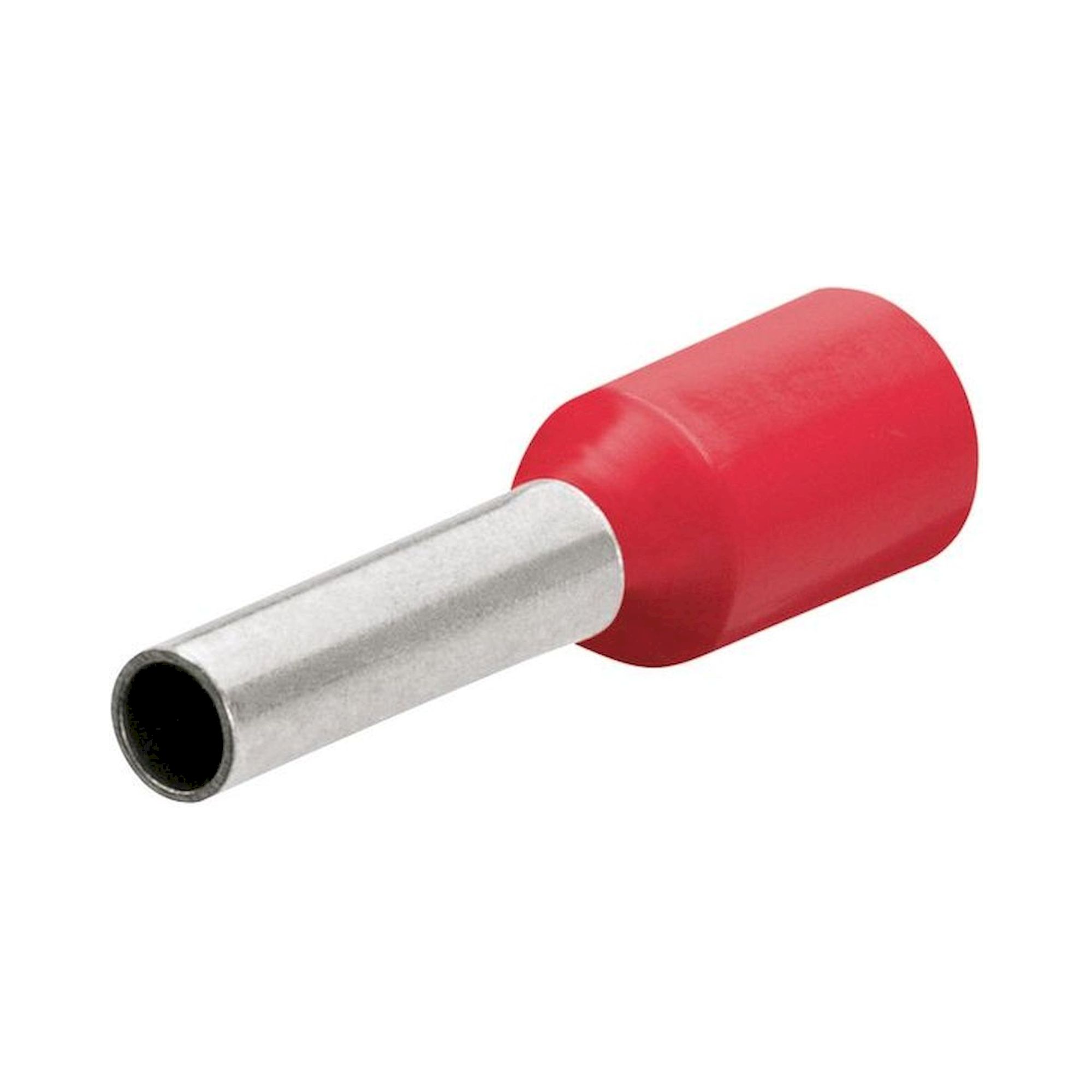 Knipex 97 99 352. wire  end sleeves with plastic collar, crimping area 10 mm, cable 1 mm2, red, 200 pieces
