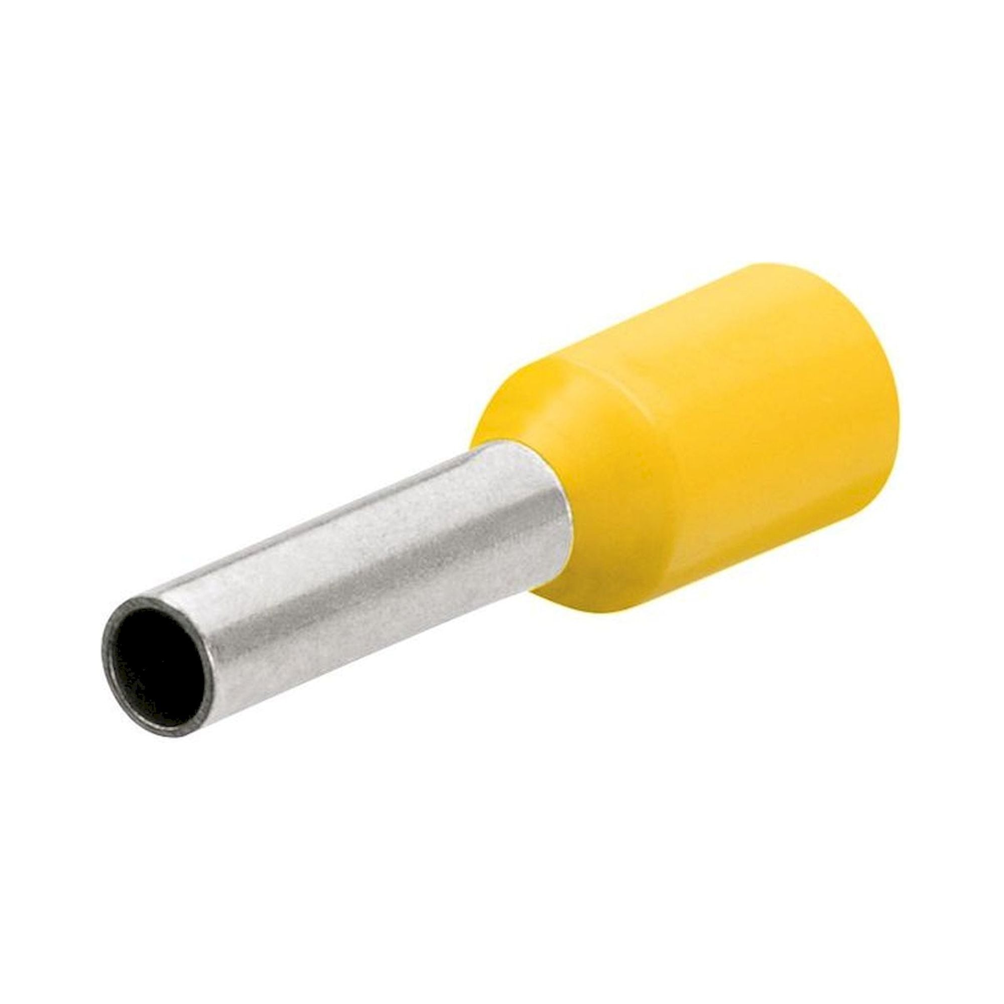 Knipex 97 99 356. wire  end sleeves with plastic collar, crimping area 18 mm, cable 6 mm2, yellow, 100 pieces