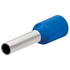 Knipex 97 99 358. Aderendhülsen mit Kunststoffkragen, Crimpbereich 18 mm, Kabel 16 mm², blau, 100 Stück