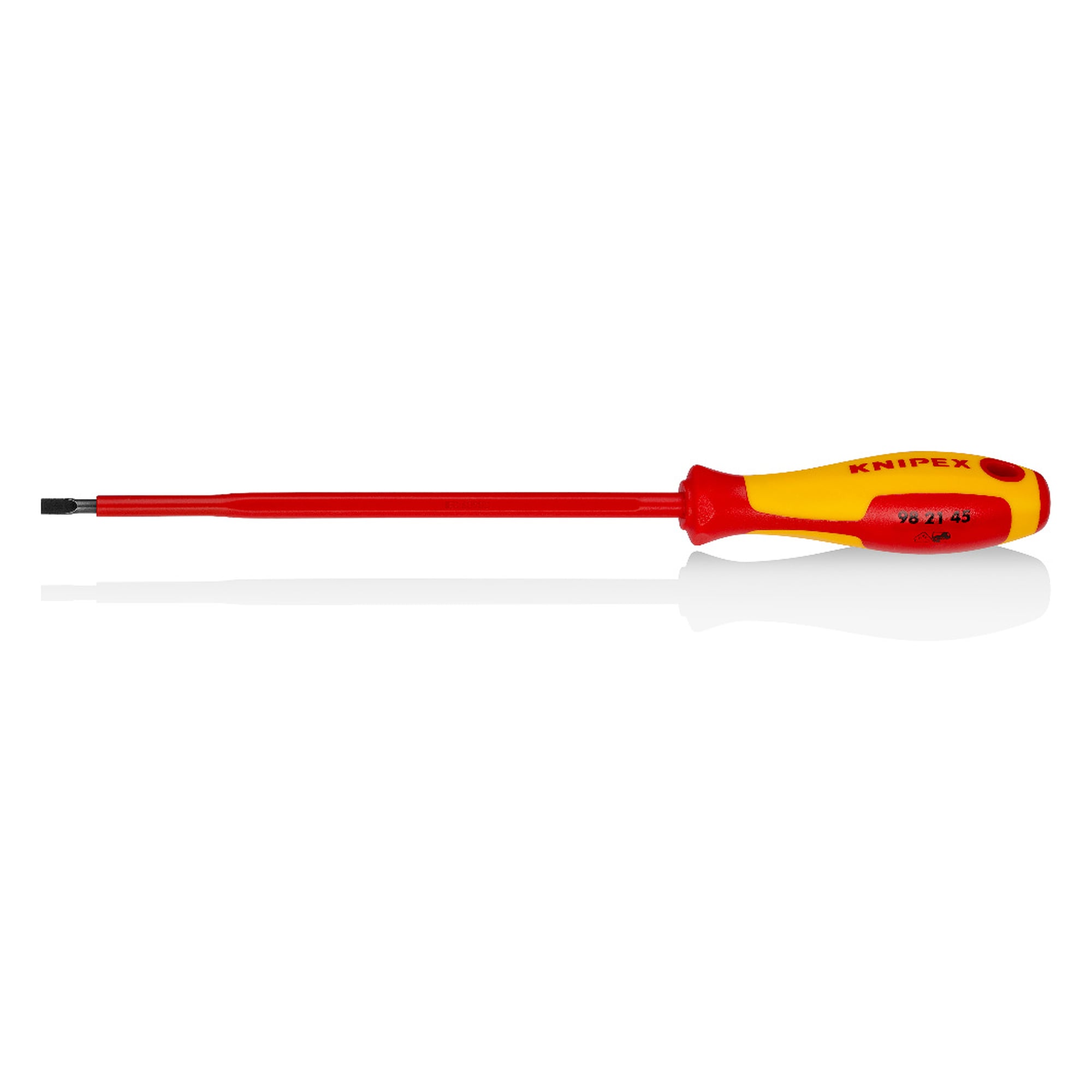 Screwdriver for slotted screws 4.5 mm, 180 mm blade for meter assembly, insulated 1000 V