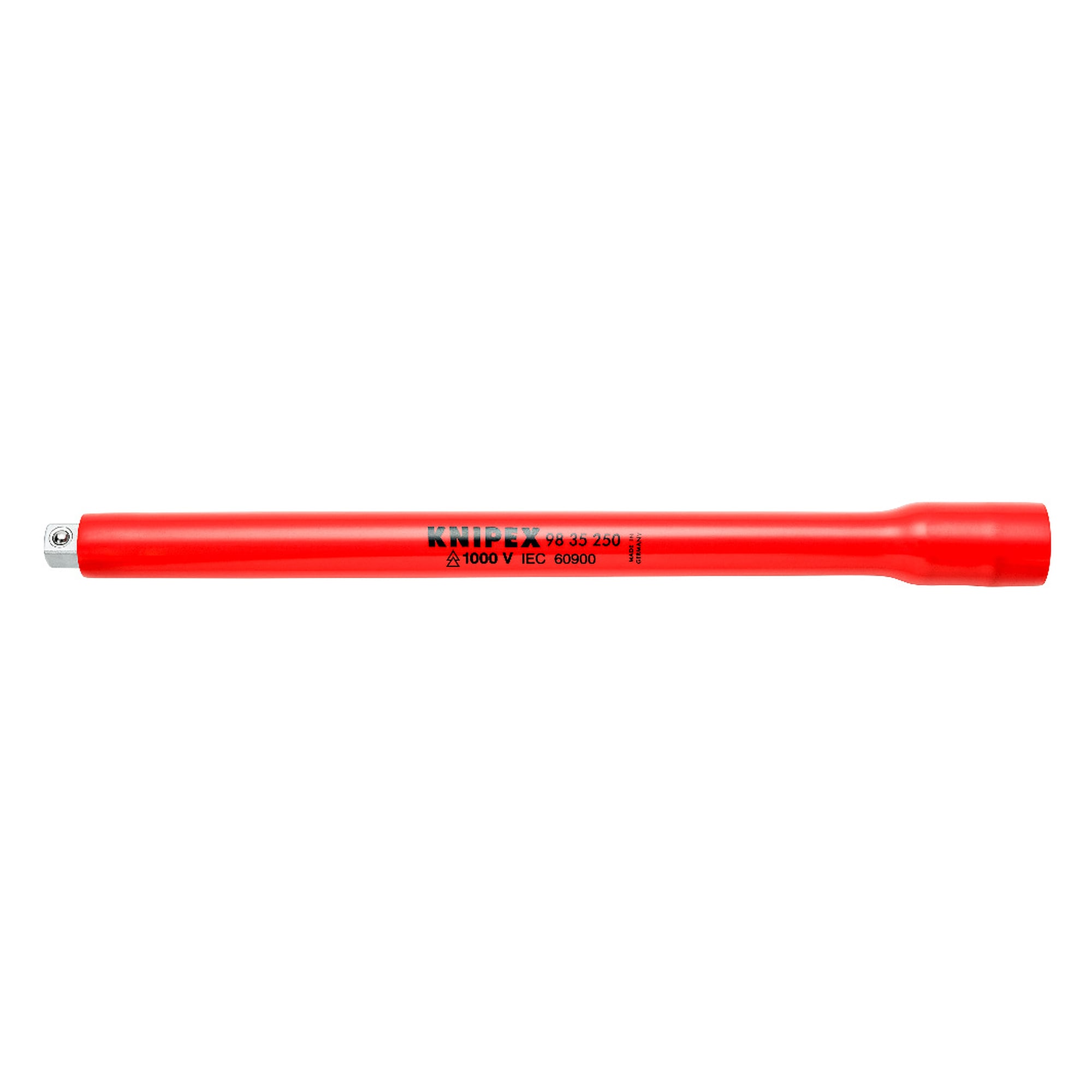Rallonge à carré mâle et femelle 3/8 pouce, isolée selon IEC 60900, 250 mm
