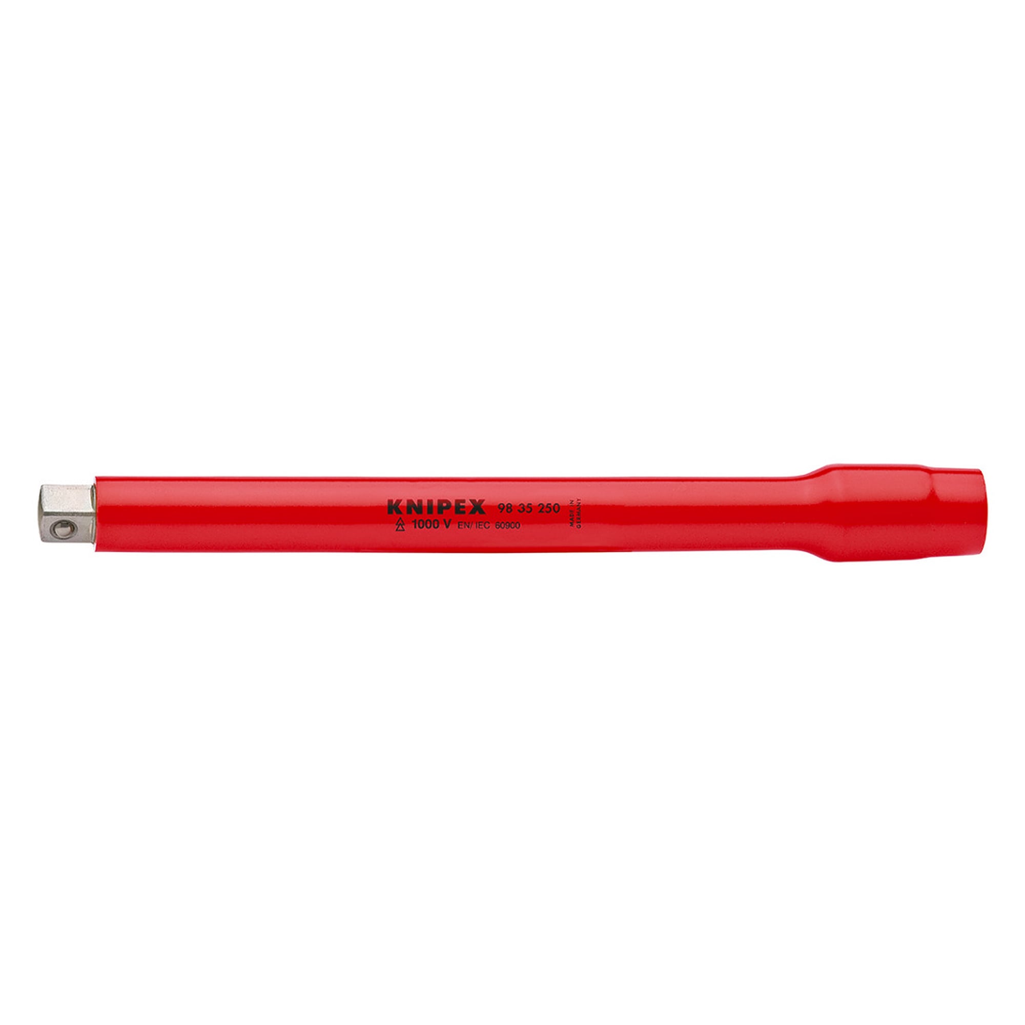 Rallonge à carré mâle et femelle 3/8 pouce, isolée selon IEC 60900, 250 mm