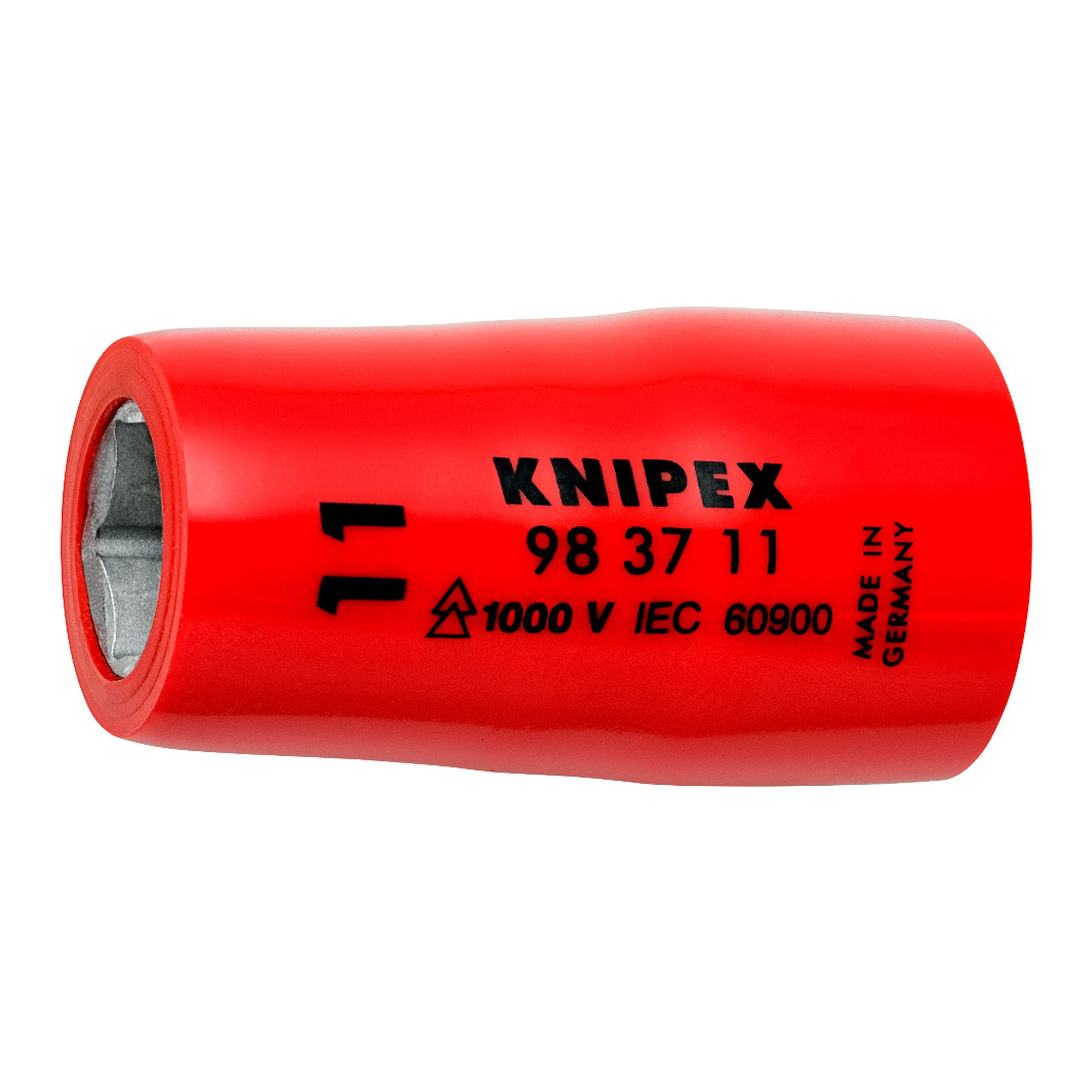Hexagon socket 11 mm with 3/8 inch internal square, insulated to IEC 60900