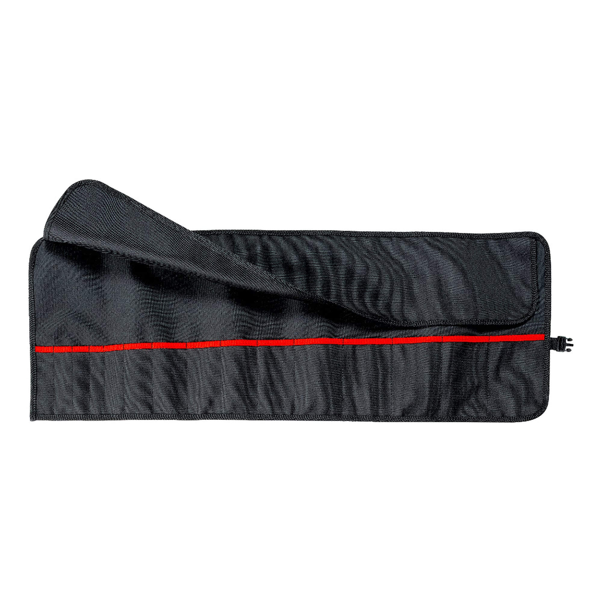 Tool roll empty with 15 compartments in polyester, open 850 x 305 mm