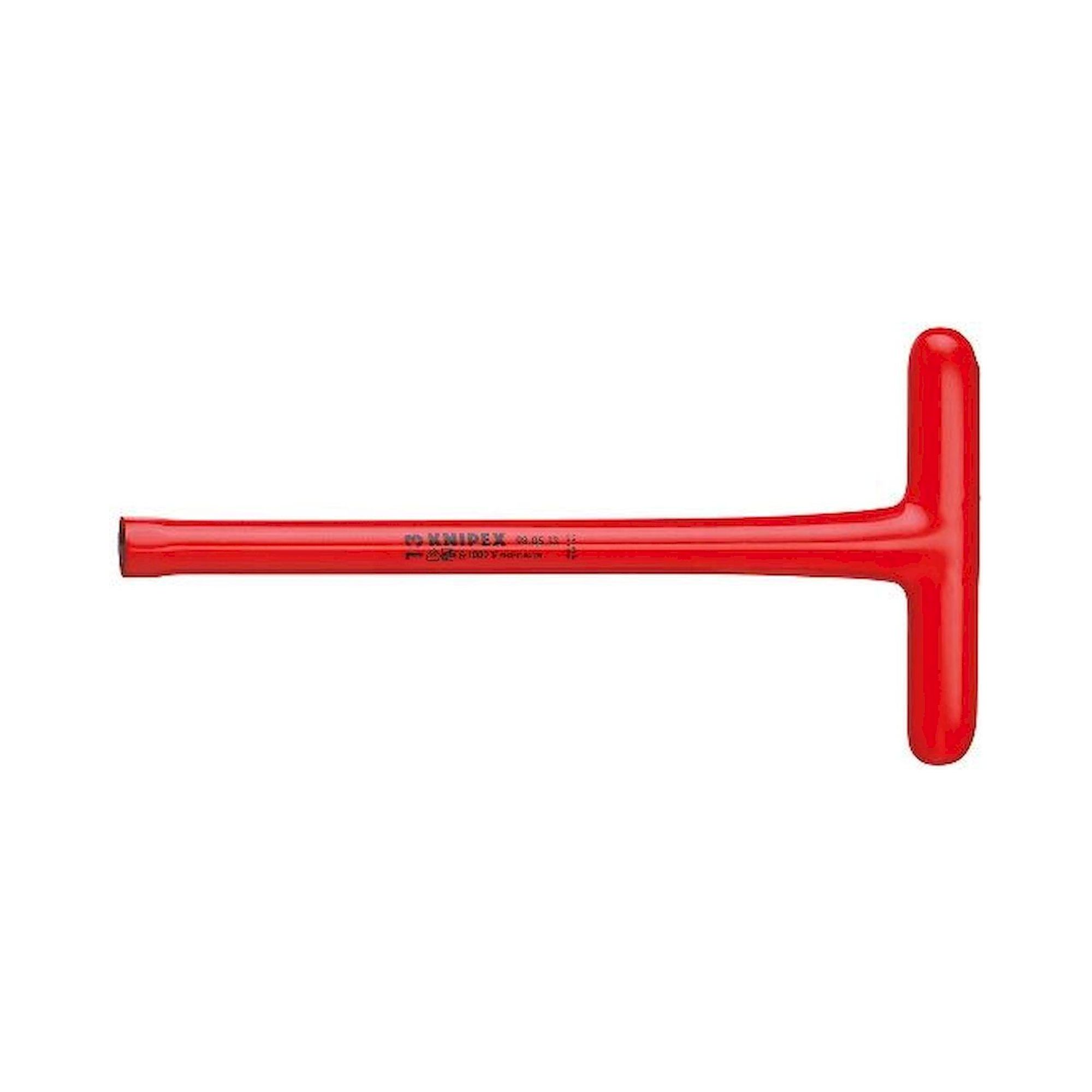 Knipex 98 05 13. Clé à pipe avec manche T, largeur 13