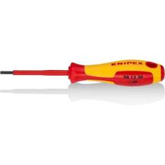 Knipex 98 13 30. Schraubendreher für Innensechskantschrauben, brüniert, isoliert, Schlüsselweite 3 mm, 182 mm