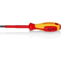 Knipex 98 13 60. Screwdriver for hexagon socket screws, black oxide finish, insulated, width across flats 6 mm, 212 mm