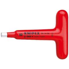 Knipex 98 14 05. Screwdriver for hexagon socket screws with T-handle, width across flats 5 mm, 120 mm