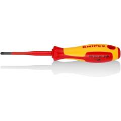 Knipex 98 25 01 SLS. Screwdriver (Slim), PlusMinus Pozidriv, burnished, insulated, 187 mm