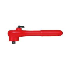 Knipex 98 31. Reversible ratchet with external square 3/8", 190 mm