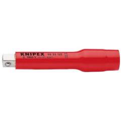 Knipex 98 35 125. Extension with inner / outer square 3/8", 125 mm