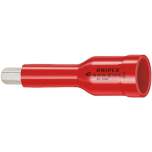 Knipex 98 39 06. Socket wrench insert for Allen screws with 3/8 "internal square, 6 mm, 75 mm wrench size