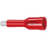 Knipex 98 49 06. Socket wrench insert for hexagon socket screws with 1/2 "internal square, wrench size 6 mm, 75 mm