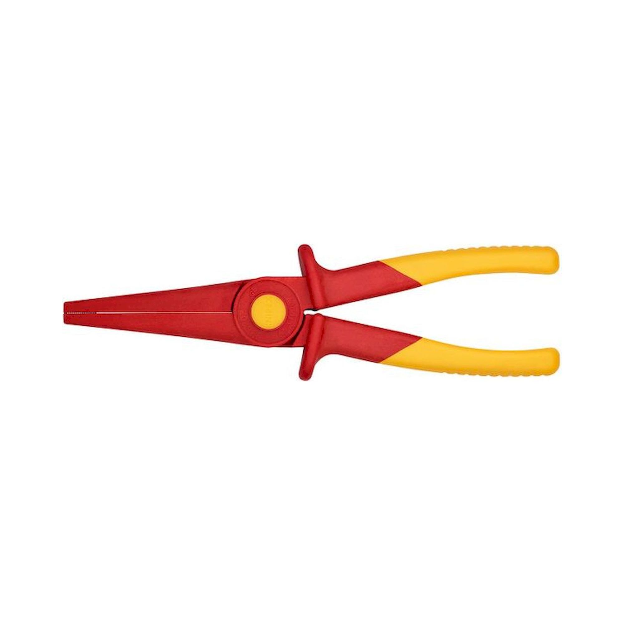 Knipex 98 62 02. Pince à bec plat en plastique isolant, plastique, avec zone en plastique souple pour une prise en main sûre, 220 mm