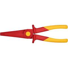 Knipex 98 62 02. Flat ro with nose pliers, insulating, plastic, with soft plastic zone for secure grip, 220 mm