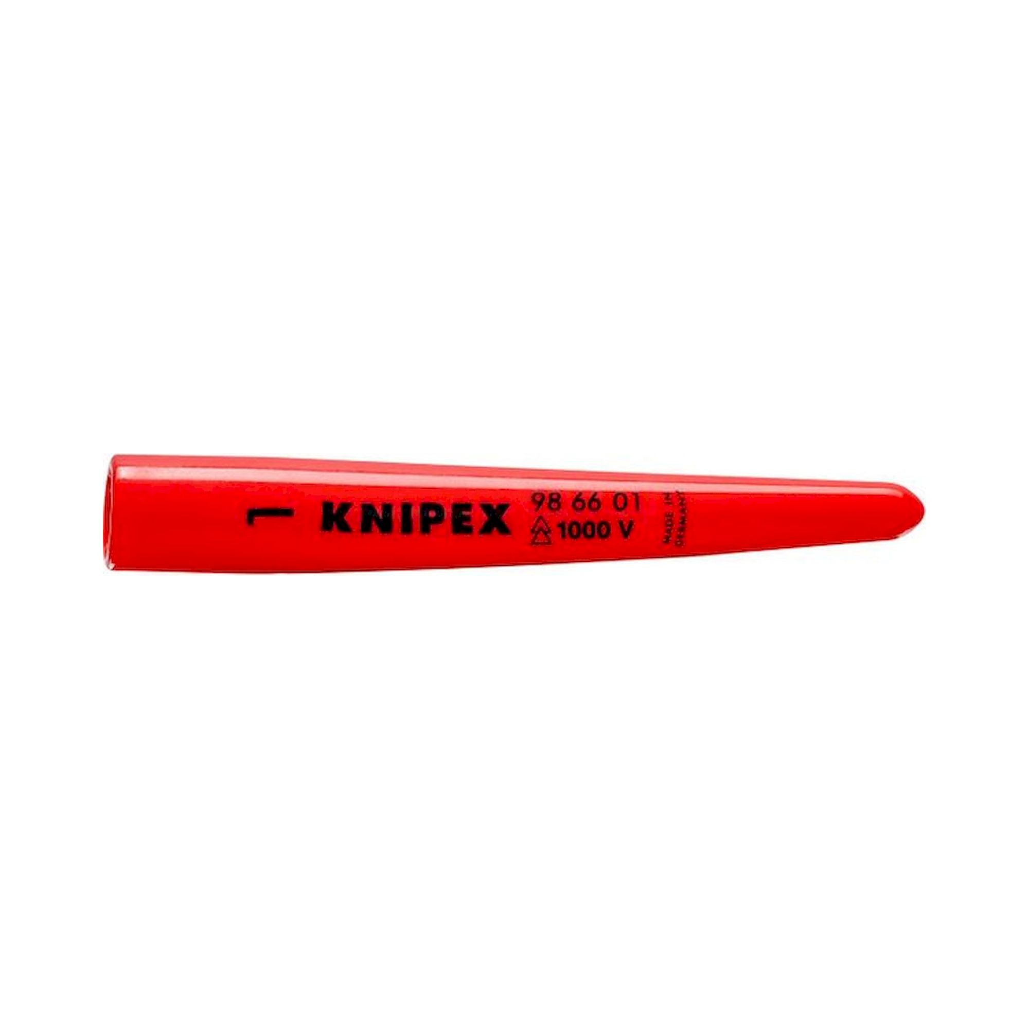 Knipex 98 66 01. Plug-on grommet, conical, conductor code 1, 80 mm