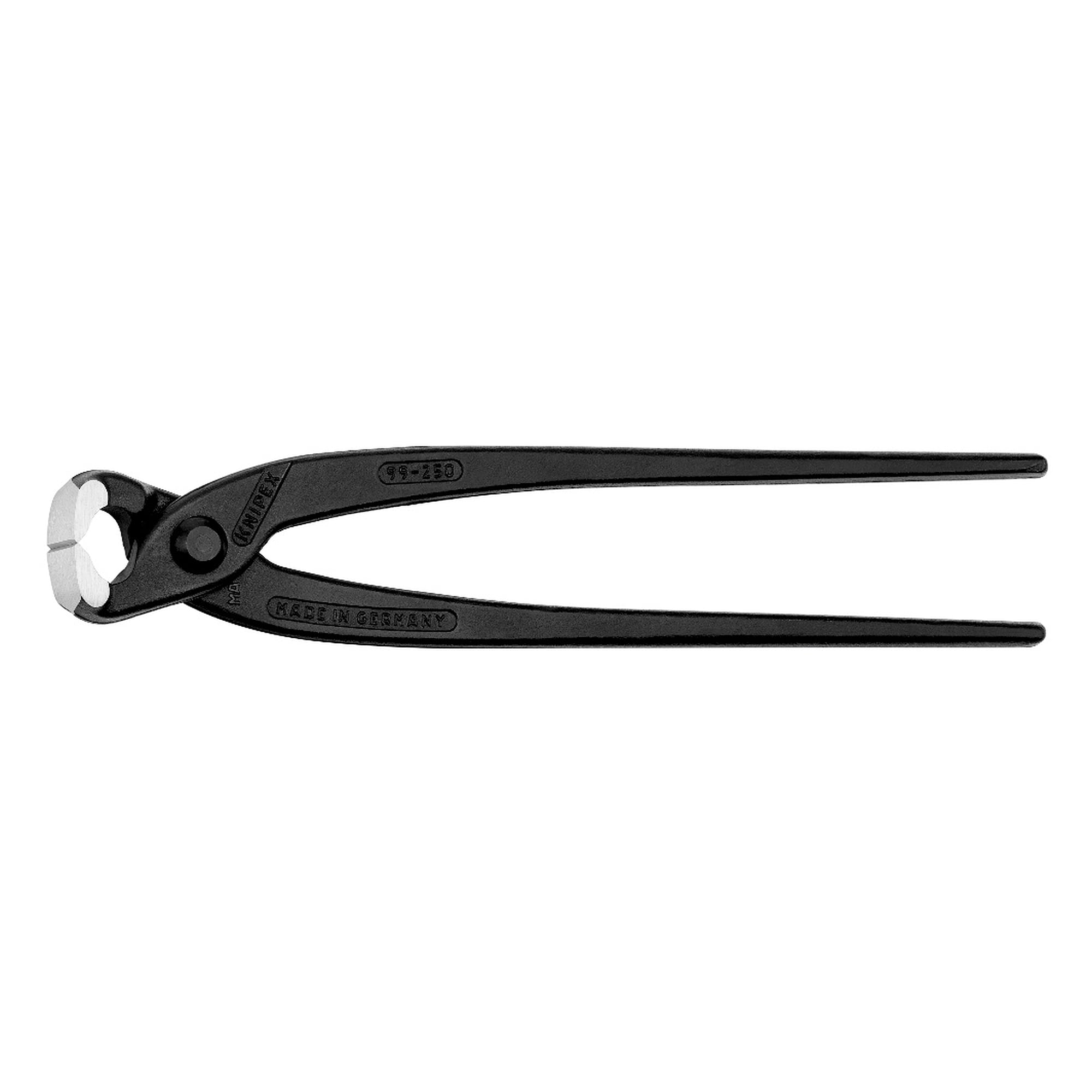 Monierzange schwarz atramentiert zum Verdrillen und Schneiden von Bindedraht, 250 mm