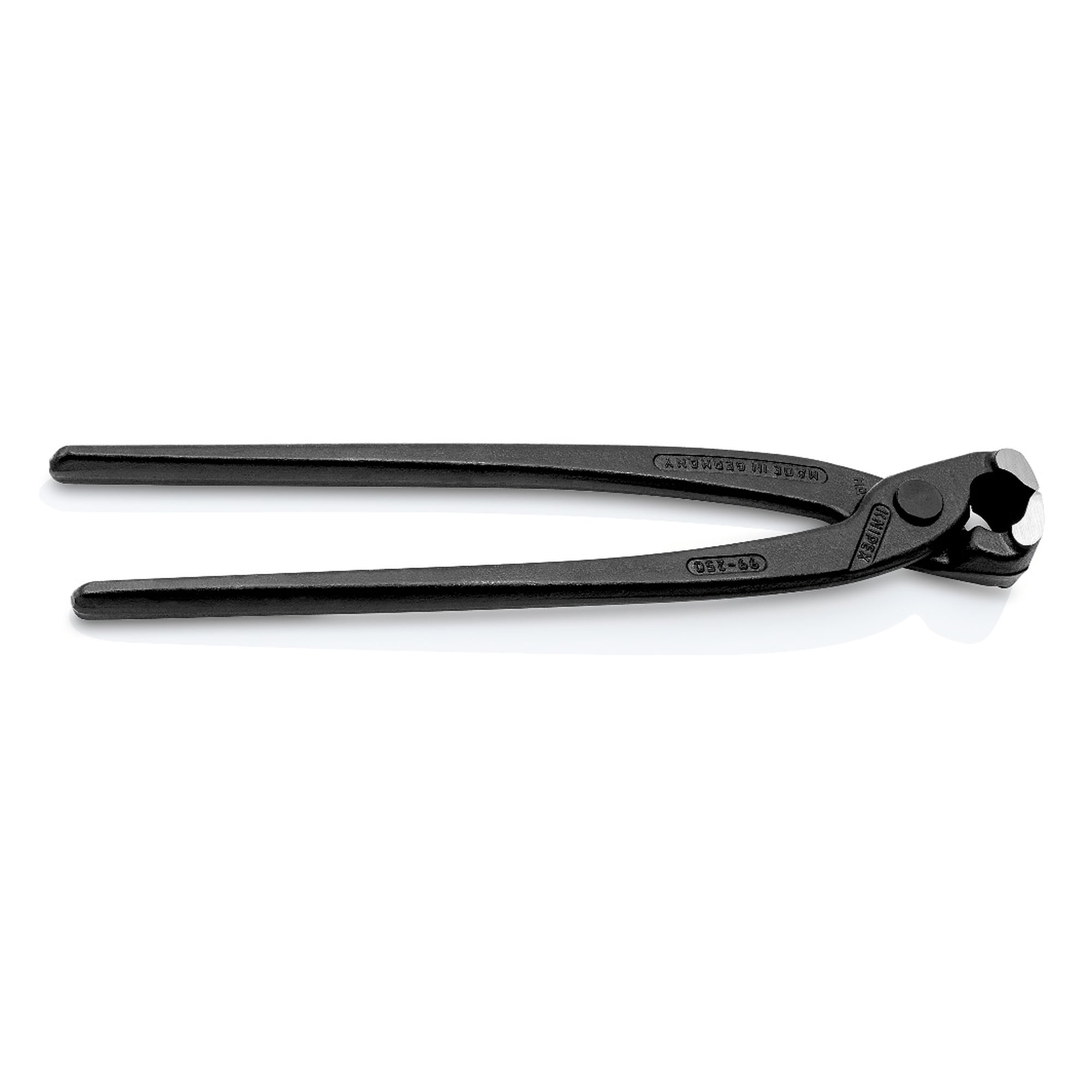 Monierzange schwarz atramentiert zum Verdrillen und Schneiden von Bindedraht, 250 mm