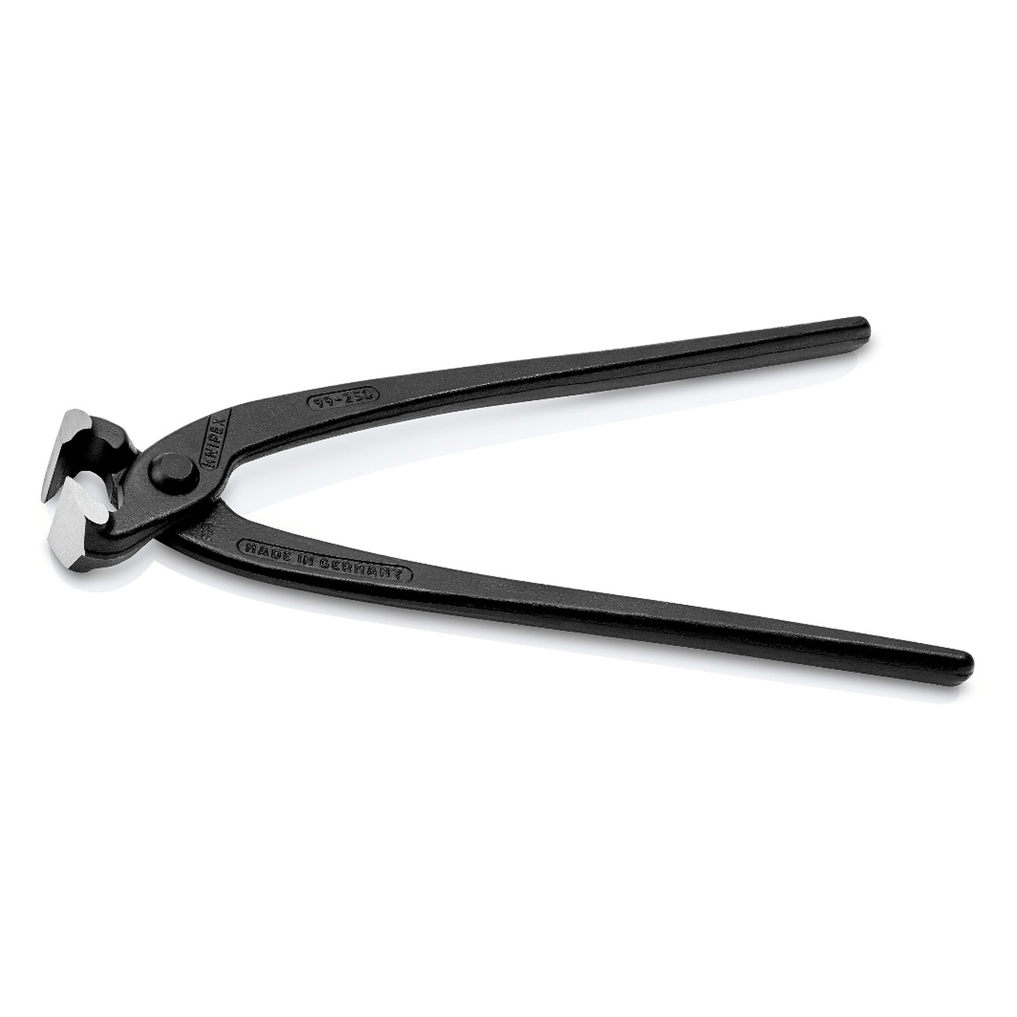 Monierzange schwarz atramentiert zum Verdrillen und Schneiden von Bindedraht, 250 mm