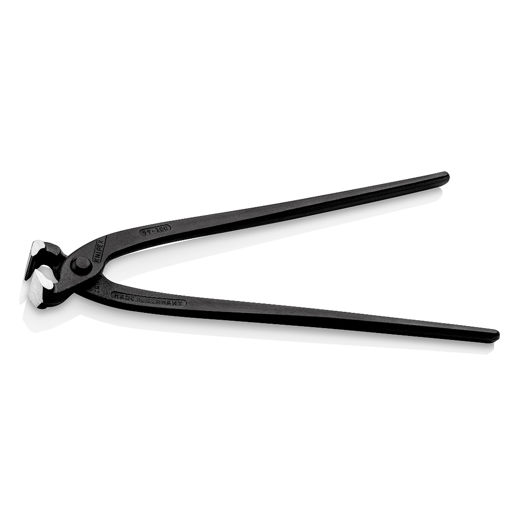 Monierzange schwarz atramentiert zum Verdrillen und Schneiden von Bindedraht, 300 mm