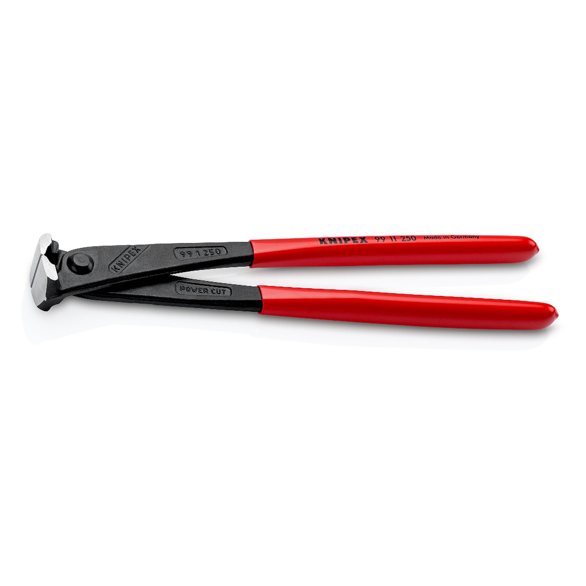 High leverage concreters' nippers, 25% less effort, black atramentised, 250 mm