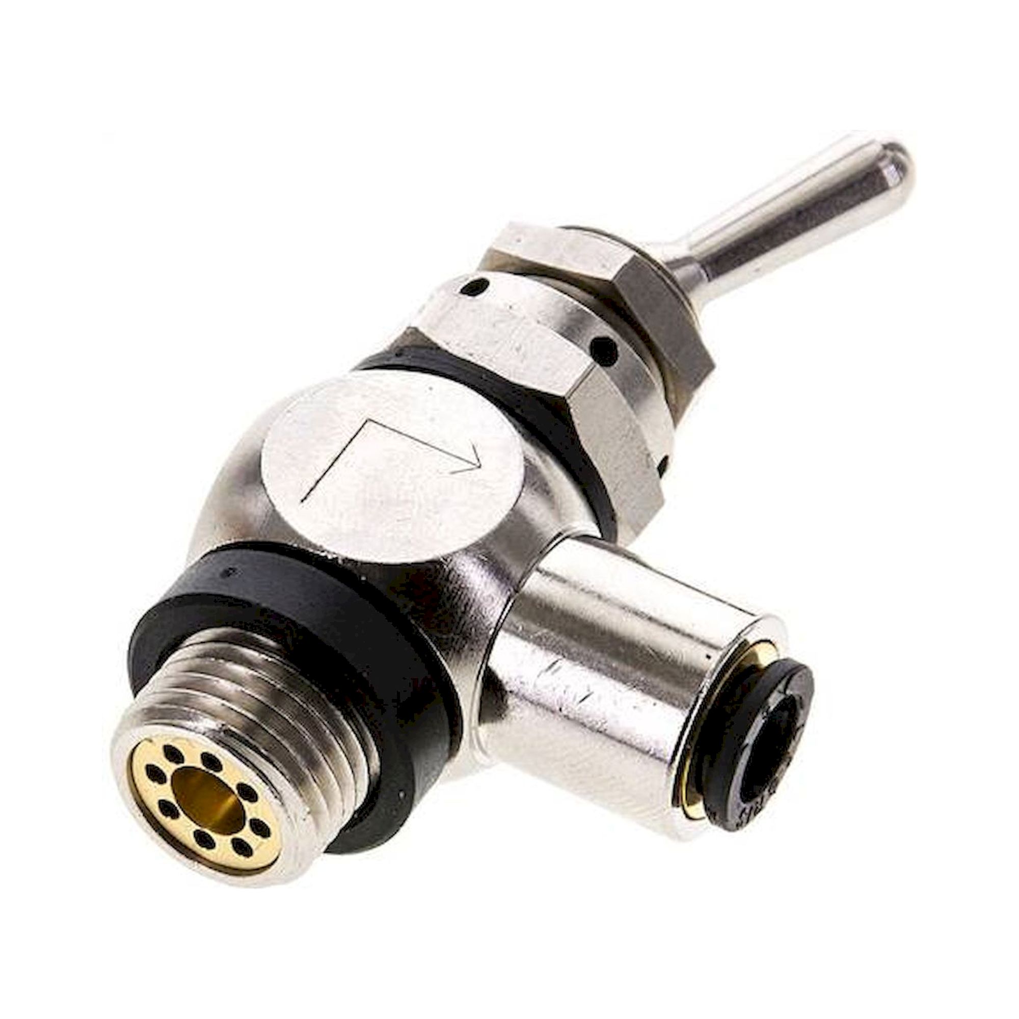 KO 31406. Kipphebelventil 3/2-Wege (NC), G 1/4"-6 mm