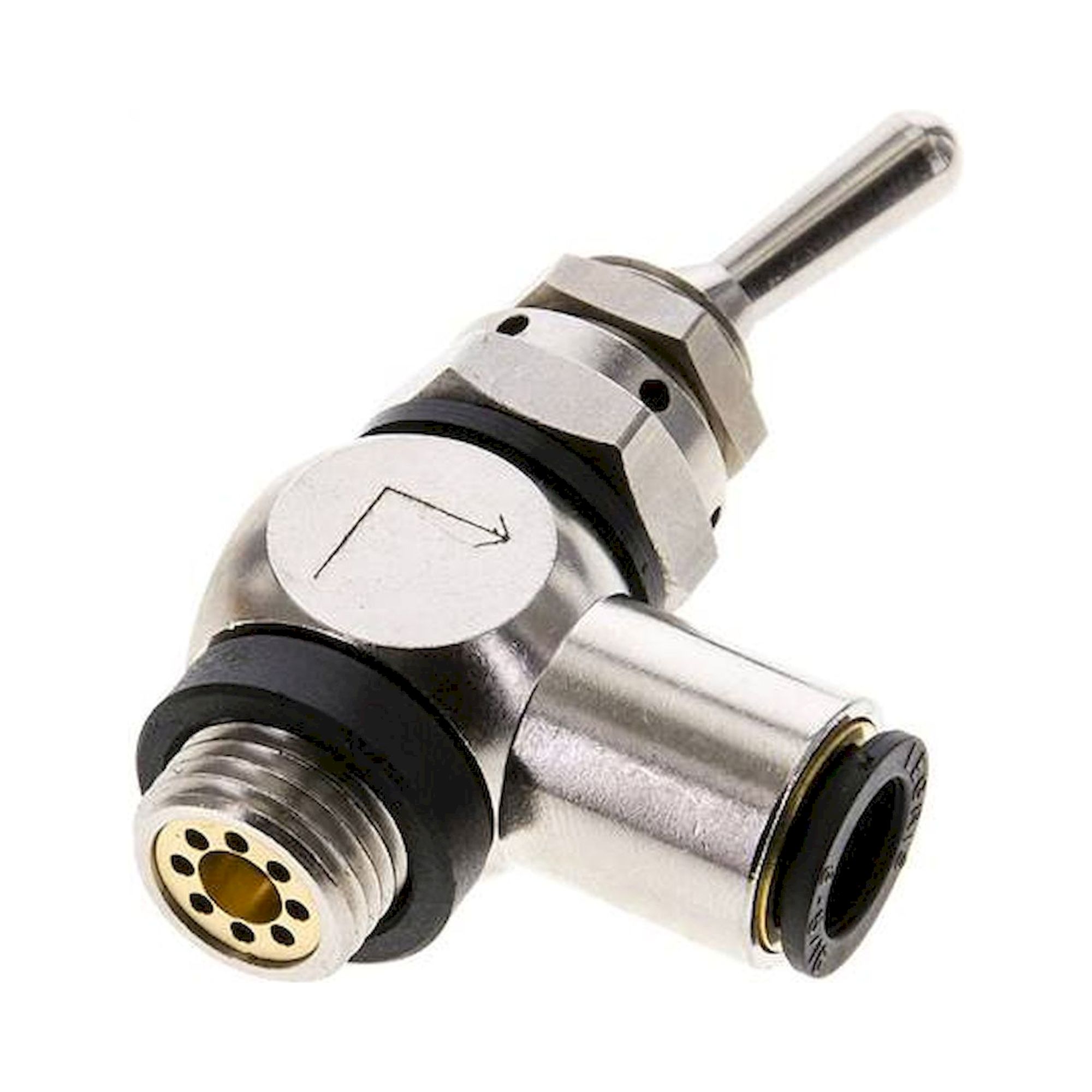 KO 31408. Kipphebelventil 3/2-Wege (NC), G 1/4"-8 mm