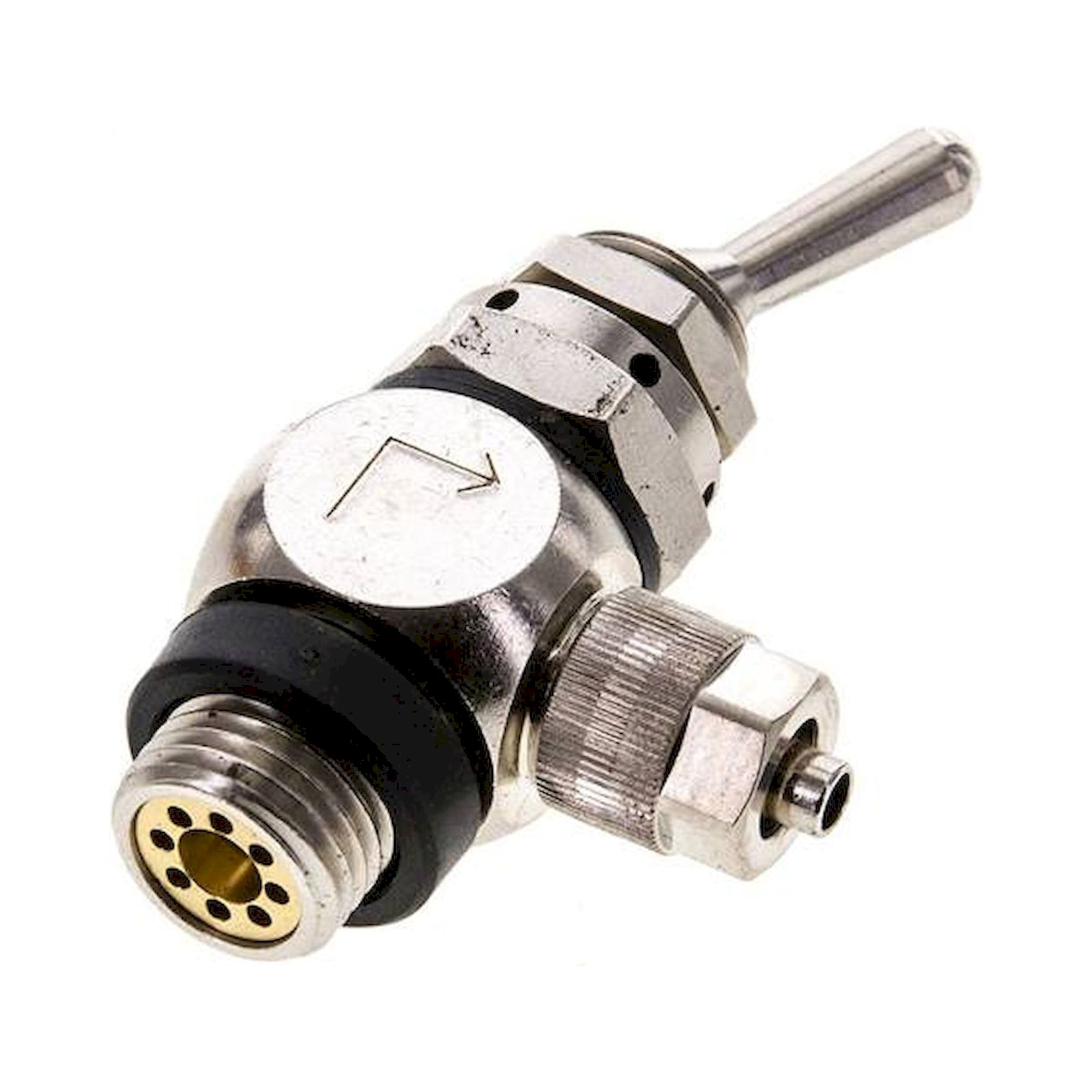 KO 31464. Kipphebelventil 3/2-Wege (NC), G 1/4"-6x4 mm