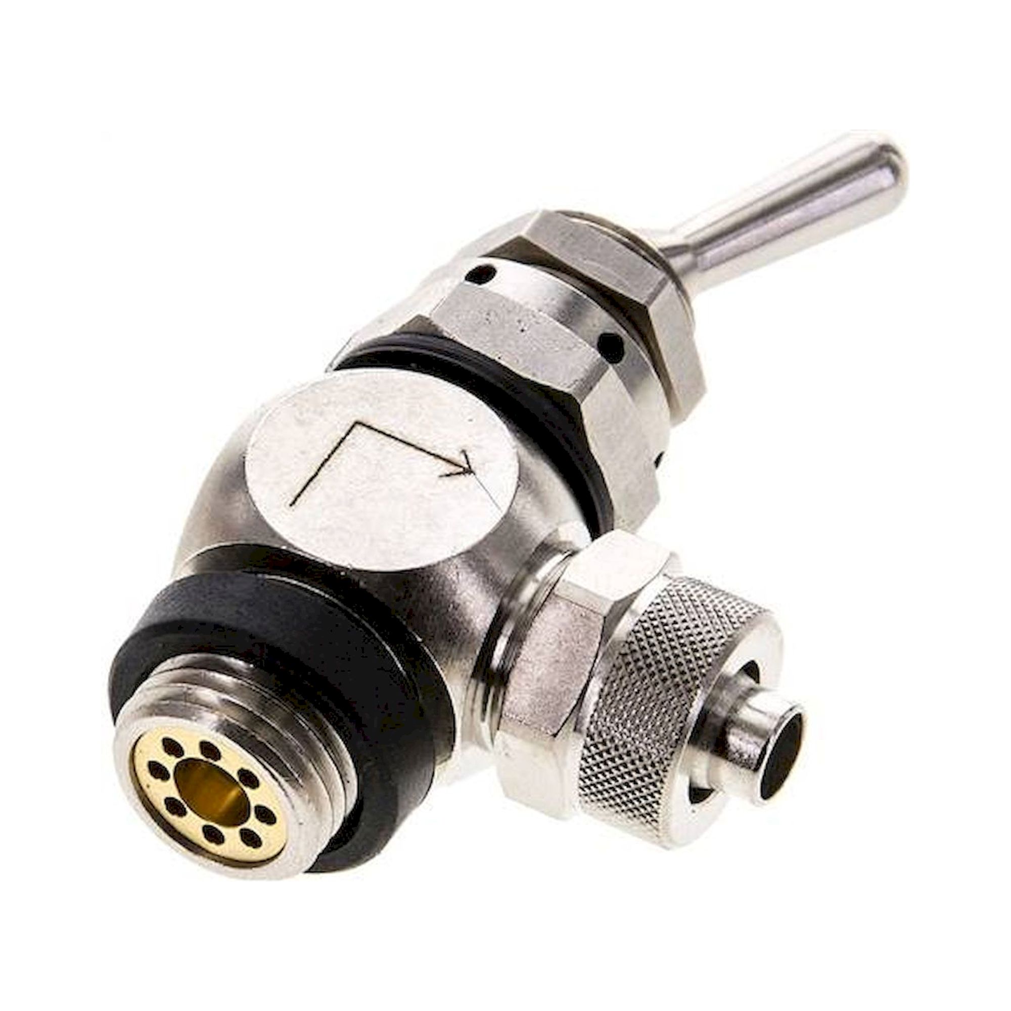 KO 31486. Kipphebelventil 3/2-Wege (NC), G 1/4"-8x6 mm