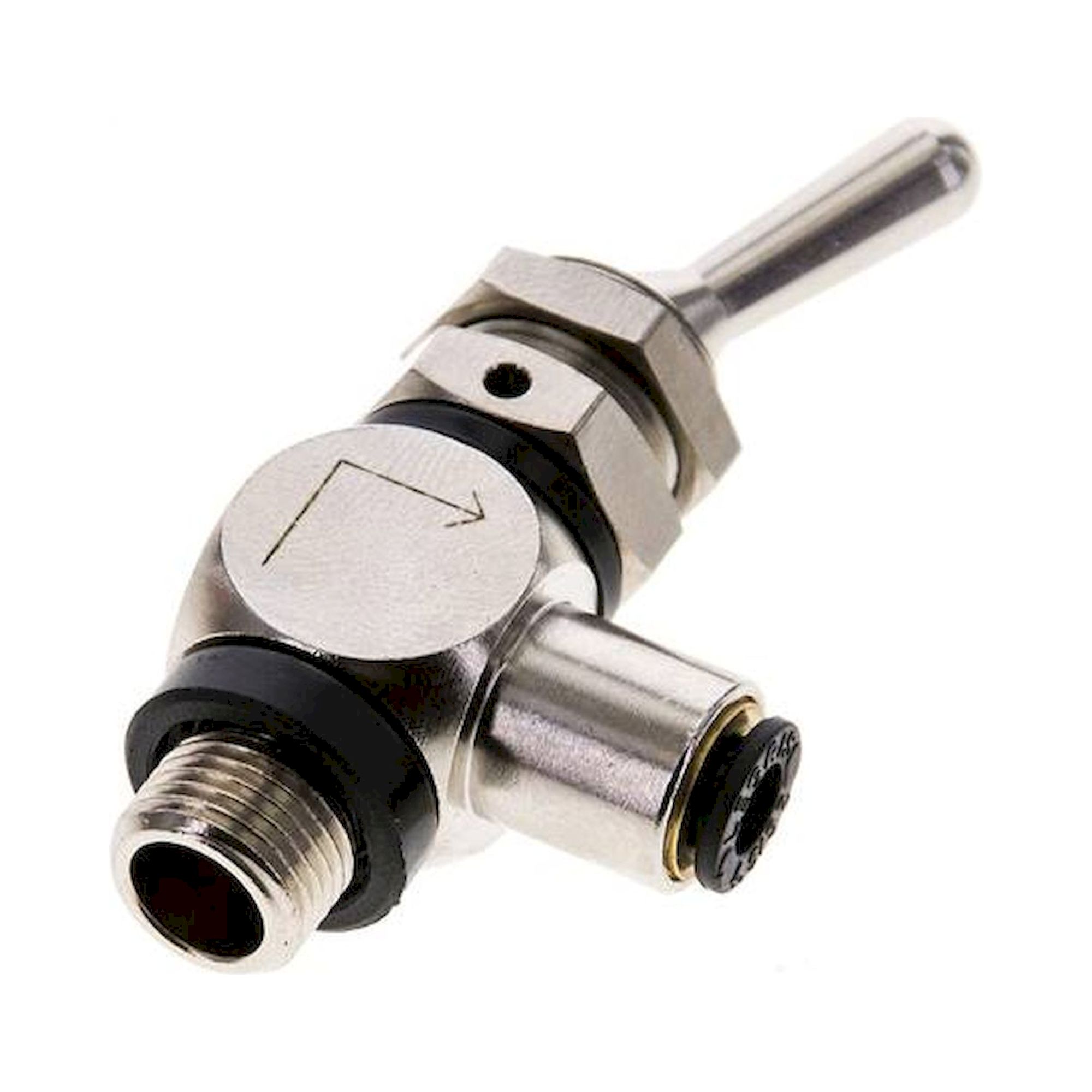 KO 31804. Kipphebelventil 3/2-Wege (NC), G 1/8"-4 mm