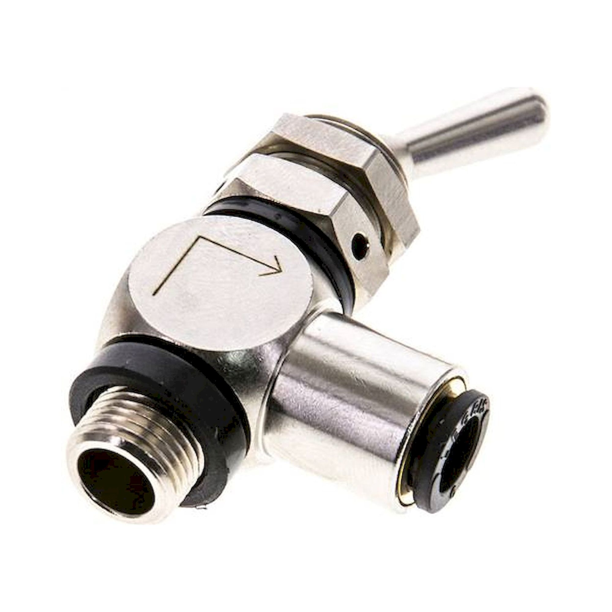 KO 31806. Kipphebelventil 3/2-Wege (NC), G 1/8"-6 mm