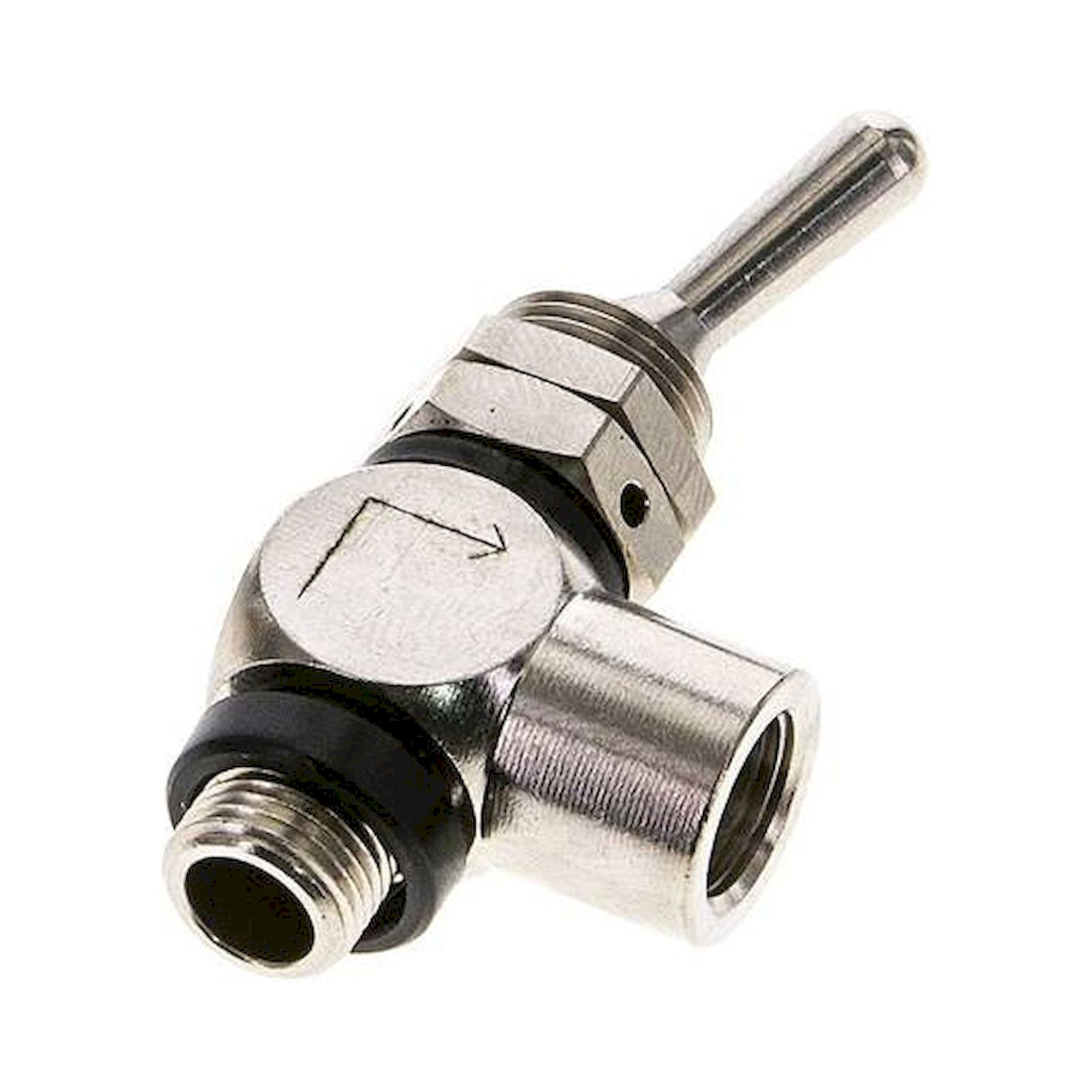 KO 31818. Kipphebelventil 3/2-Wege (NC), G 1/8"-G 1/8"