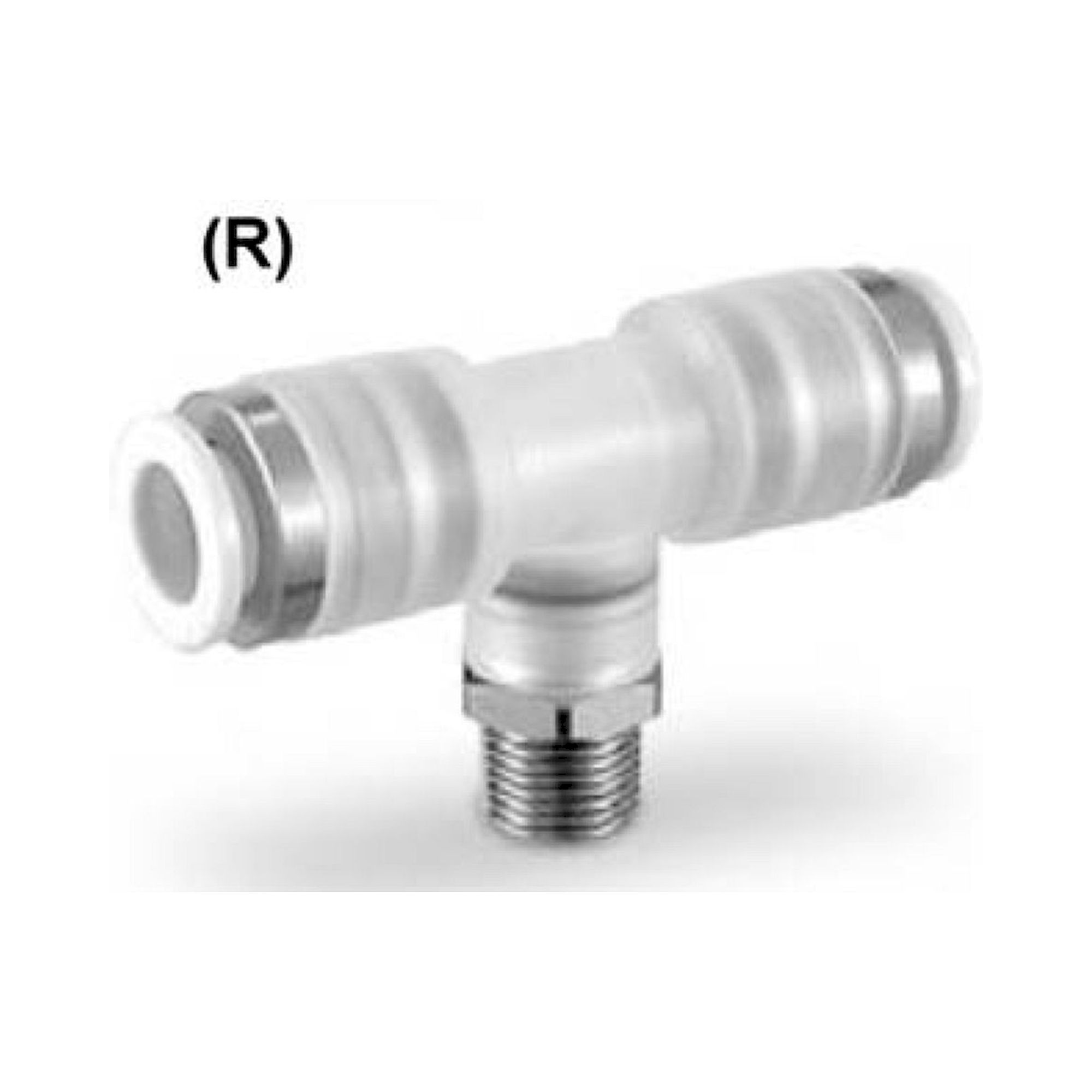 SMC KPQT04-01. Male Branch Tee for Air Drive System - KPQT/KPGT