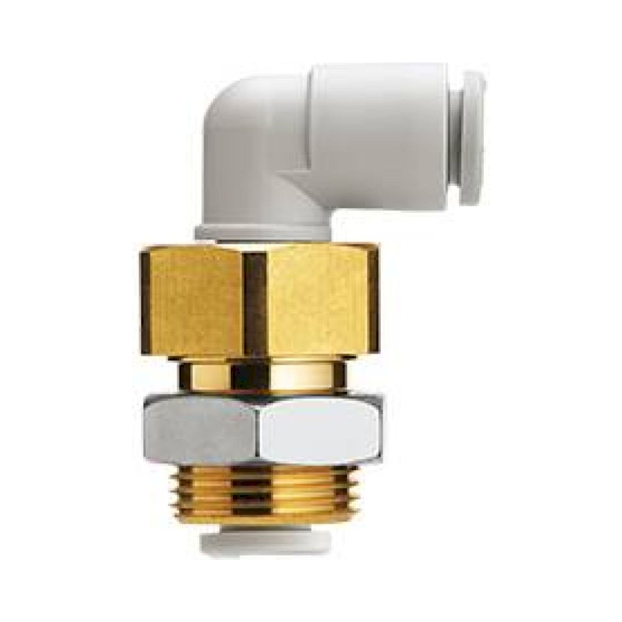 SMC KQ2LE08-00A. Bulkhead Male Elbow - KQ2LE*-00