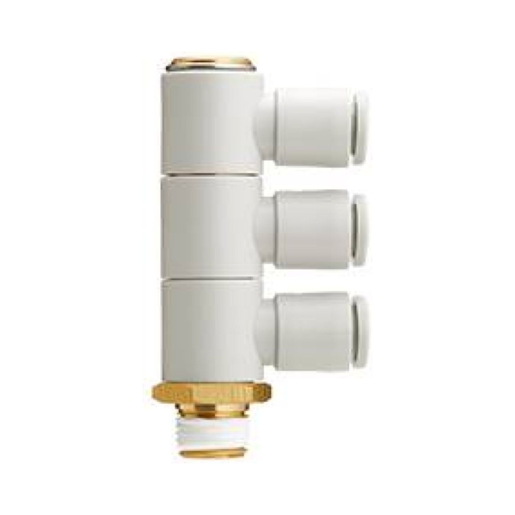 SMC KQ2VT08-04NS. Triple Universal Male Elbow - KQ2VT