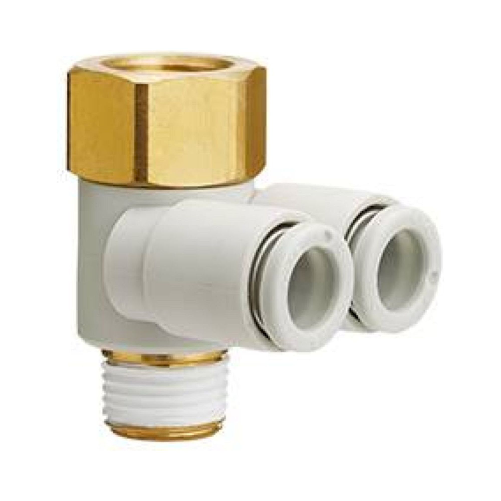 SMC KQ2ZF10-02NS. Branch Universal Female Elbow - KQ2ZF