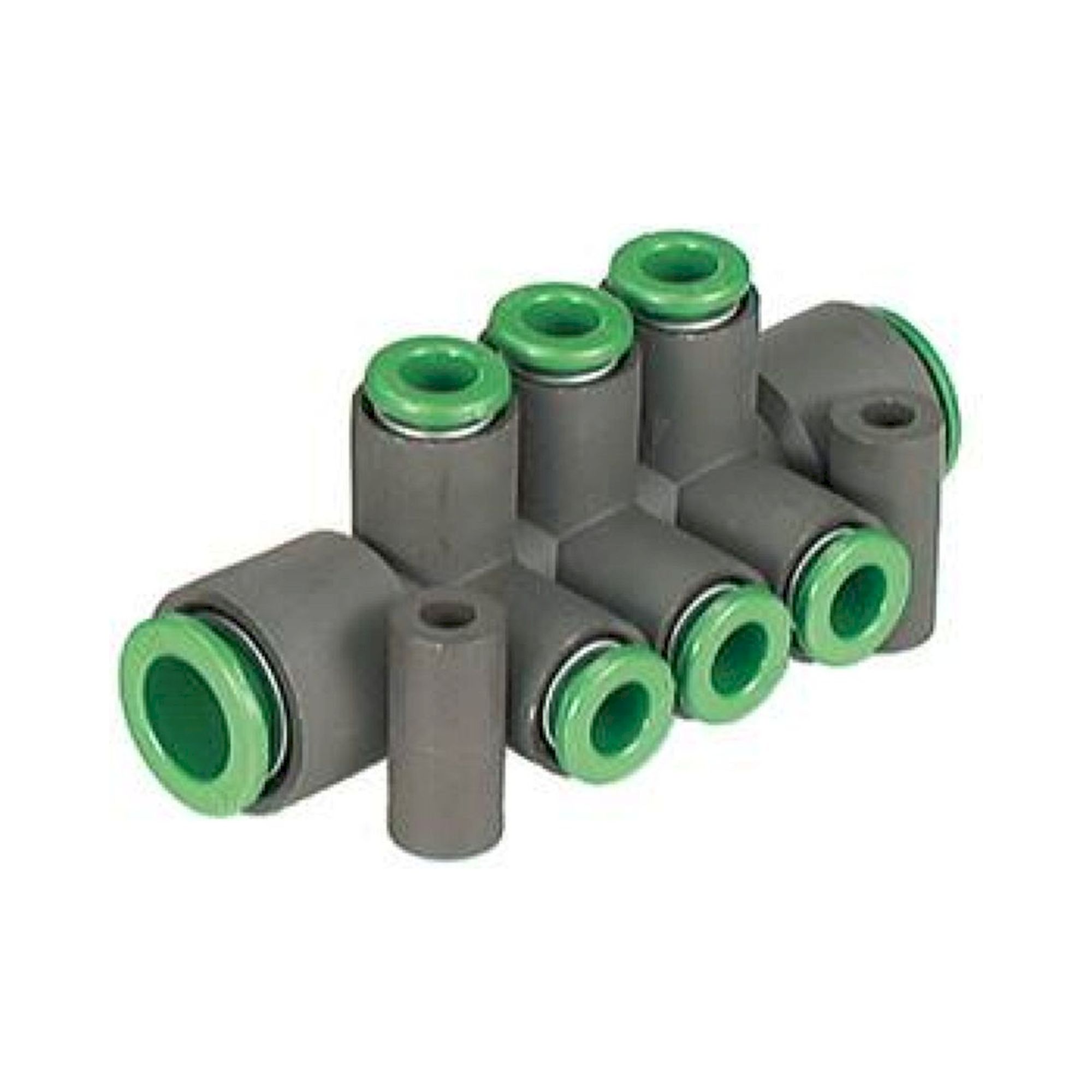 SMC KRM12-08-03-6. KRM, Flame Resistant, One-touch Fitting Manifold