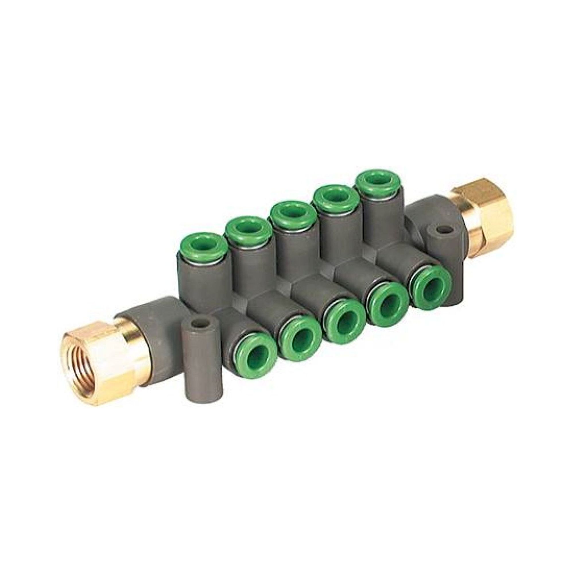 SMC KRM11-08-12-6. KRM, Flame Resistant, One-touch Fitting Manifold