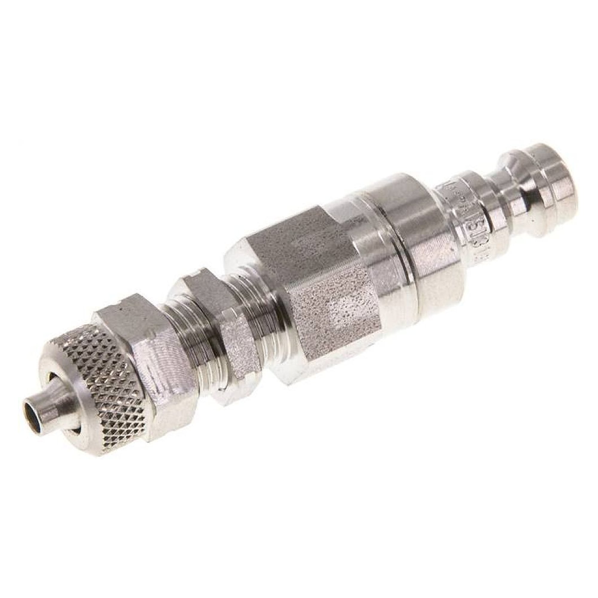 Parker KSKS 4 NW5 ES4A BA. Schott-Kupplungsstecker (NW5) 6x4mm Schlauch, 1.4404