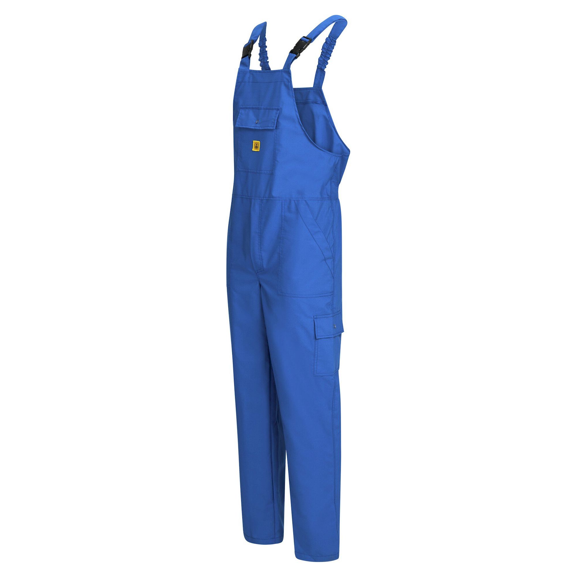 Salopette ESD à bretelles, TH55, unisexe, bleu royal, taille XXL - Safeguard SG-LH-RB-TH55-L-UNI-2XL