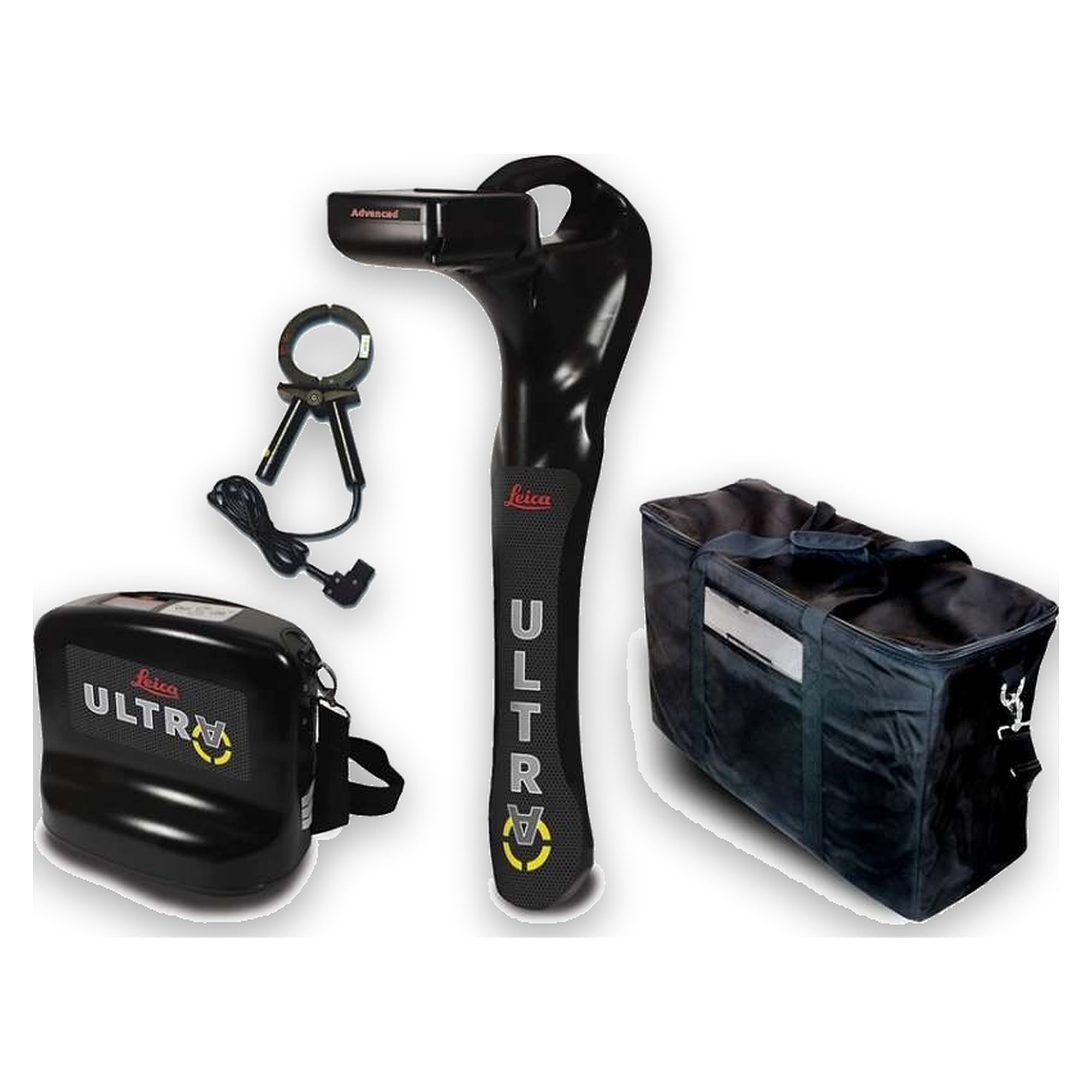 Leitungsortungsset 12 W bis 4,6 m mit AIM, Signalklemme und Tasche - Leica Ultra System 12 W Advanced