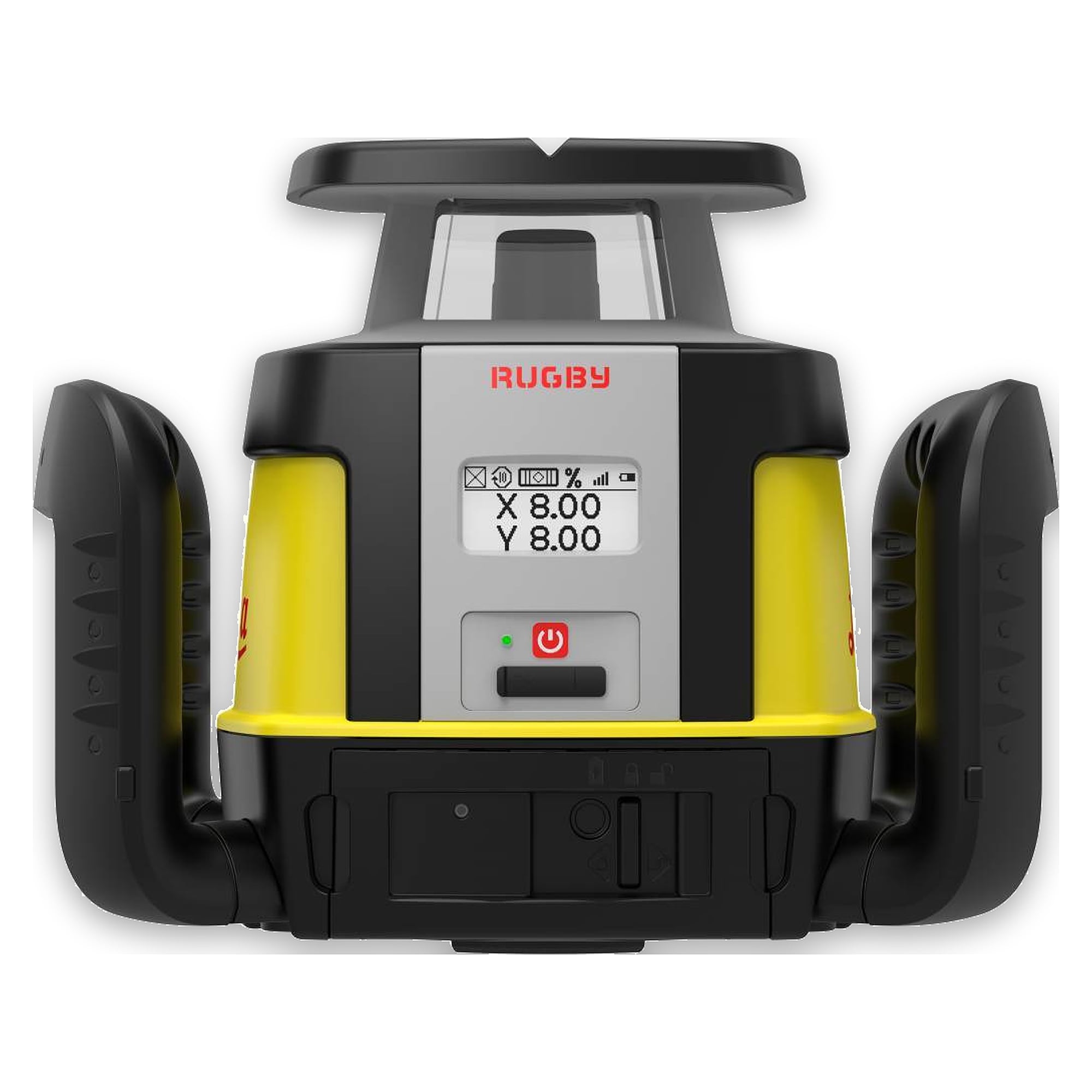 Laser rotatif horizontal évolutif, 1350 m avec récepteur, IP68 en coffret - Leica Rugby CLH