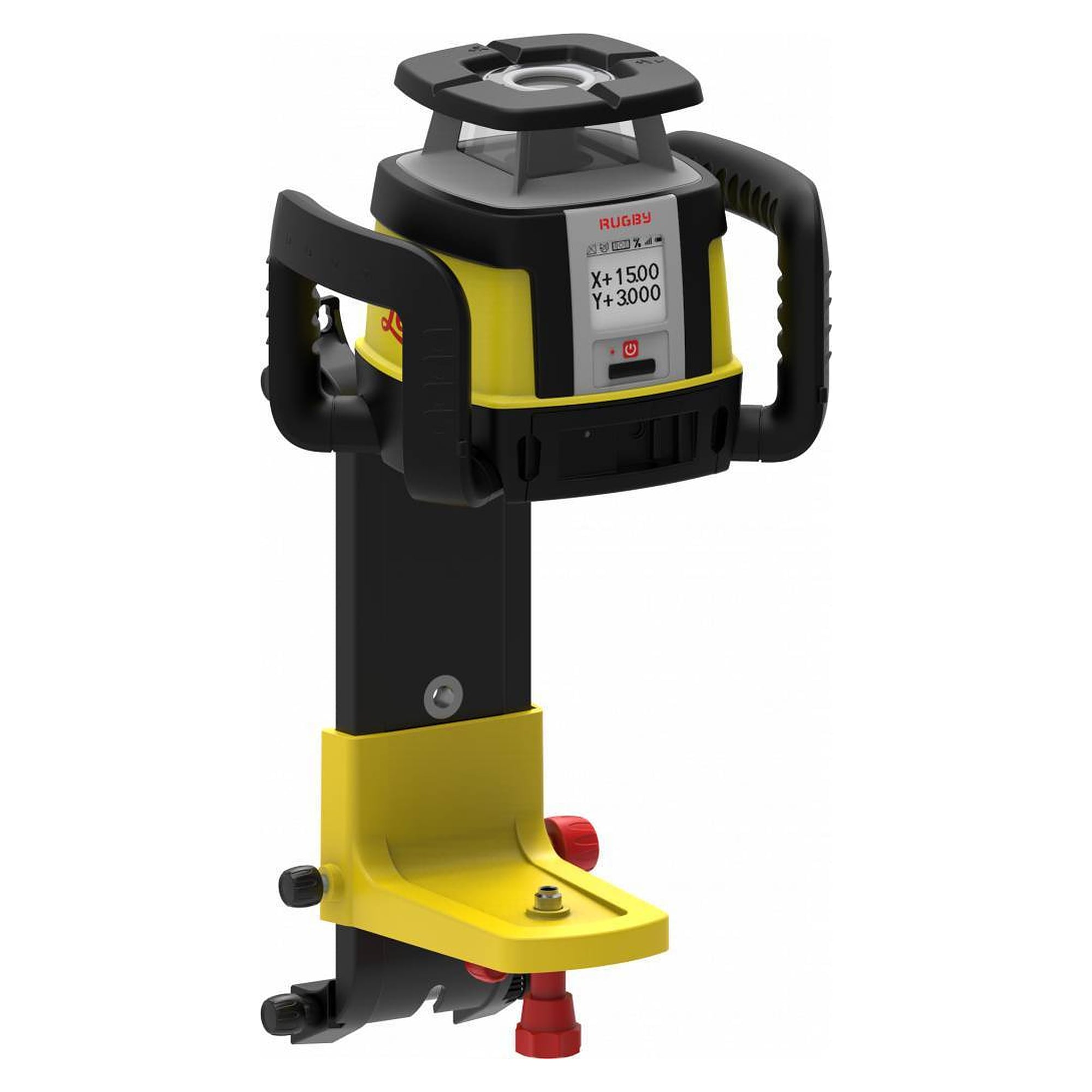Laser rotatif horizontal évolutif, 1350 m avec récepteur, IP68 en coffret - Leica Rugby CLH