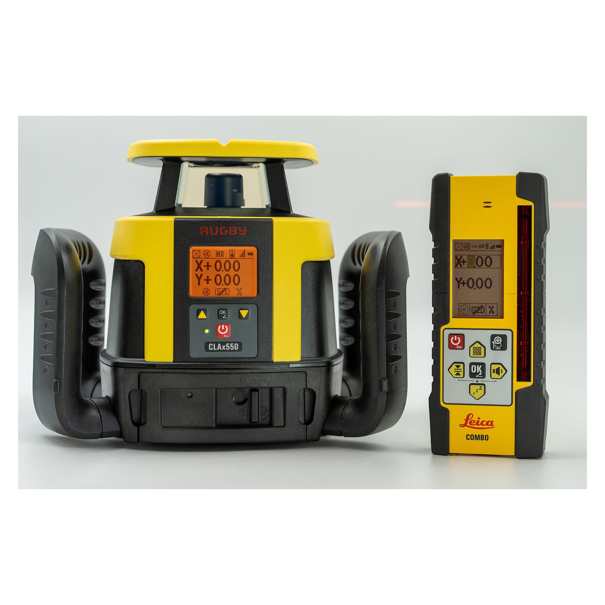 Rotationslaser horizontal und vertikal mit Neigungseingabe 8 % - Leica Rugby CLAx550