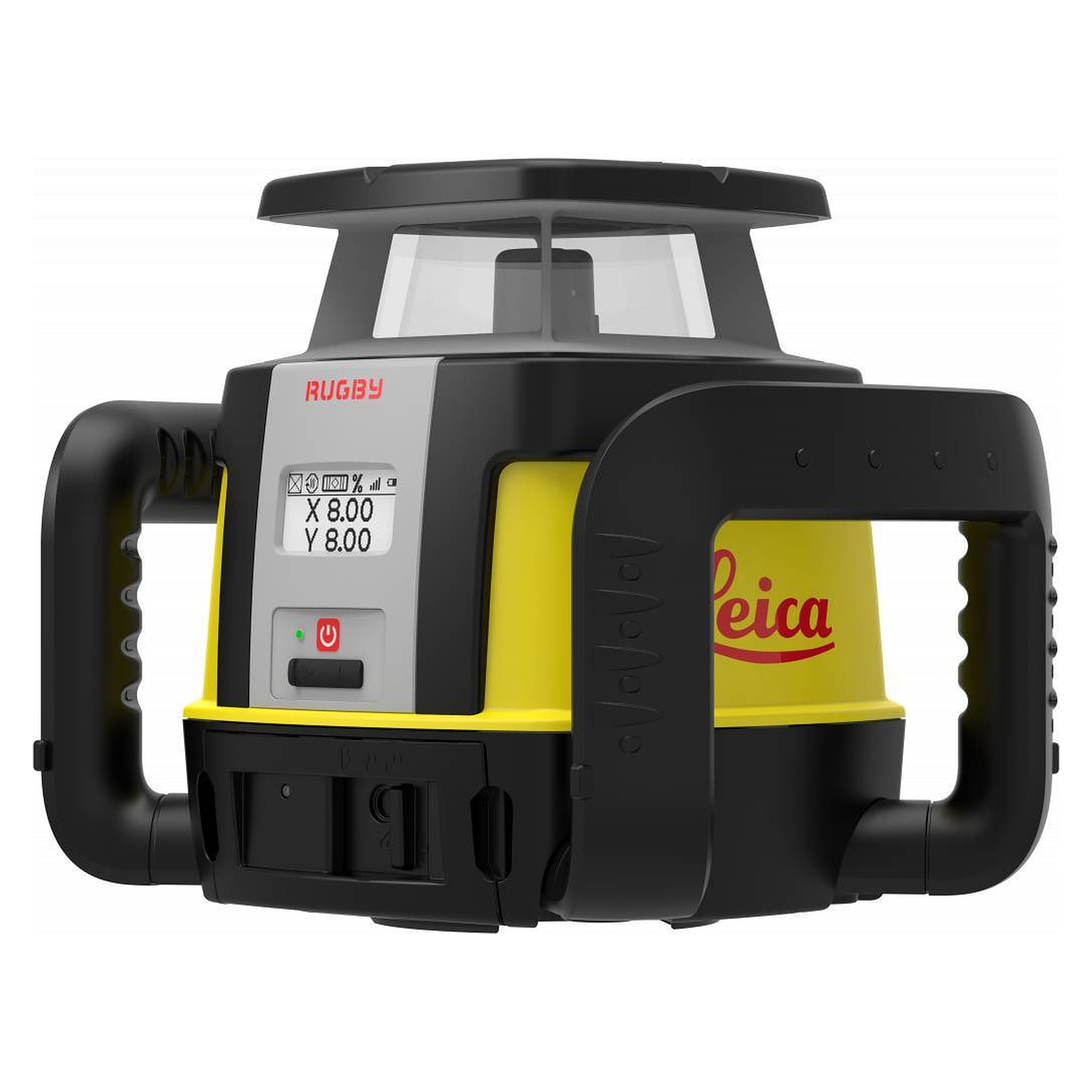 Kit laser rotatif 1350 m avec récepteur-télécommande Combo+ et pente 8 % - Leica Rugby CLH