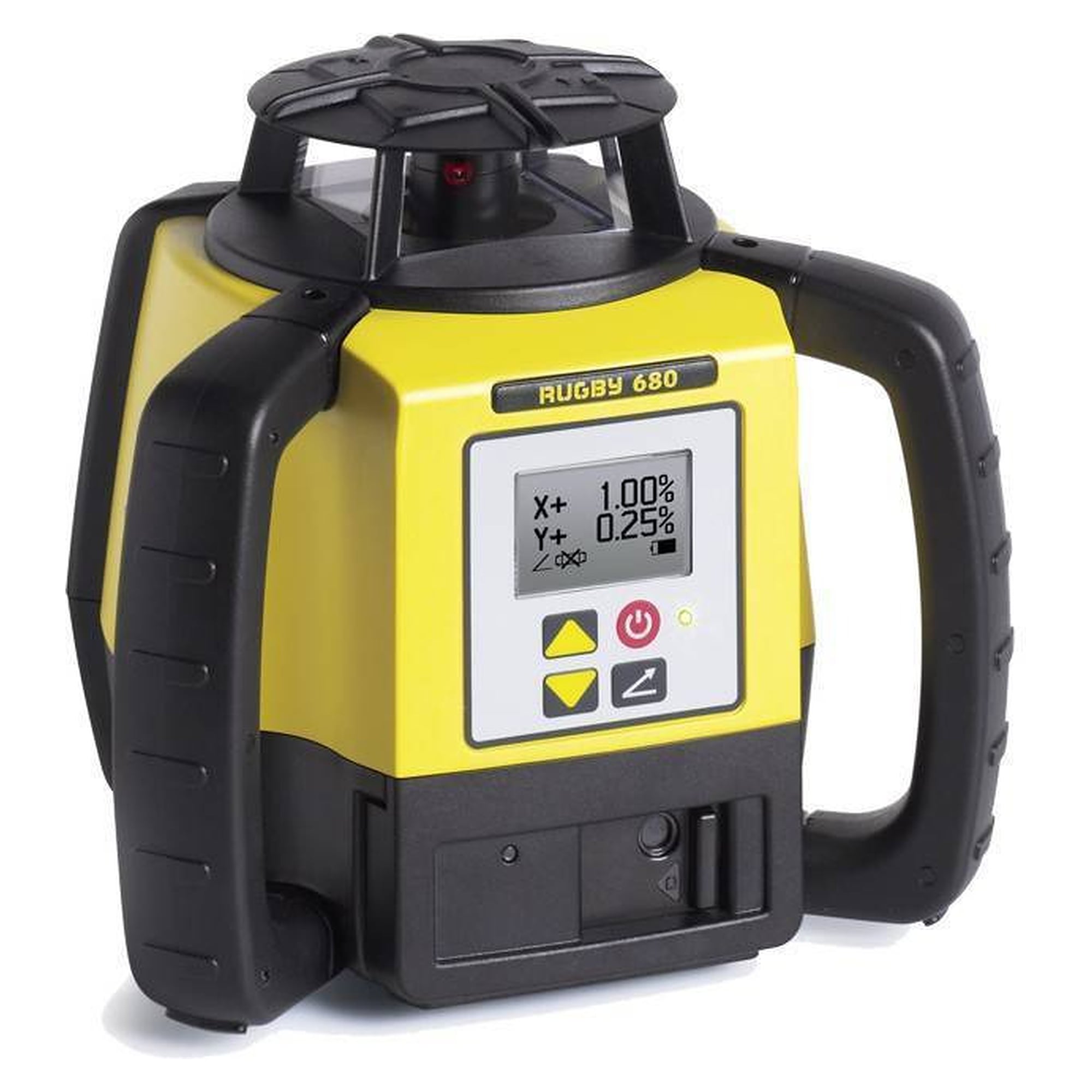 Laser rotatif à double pente numérique jusqu'à 8 pour cent avec Smart Slope en coffret - Leica Rugby 680