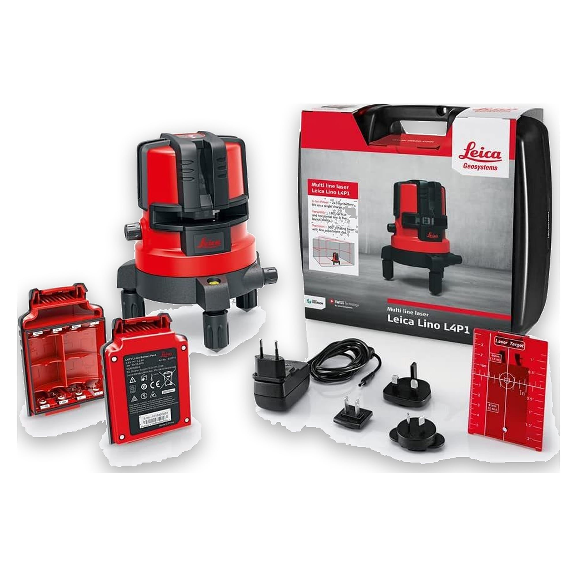 Support de piles AA, pièce de rechange pour laser lignes - Leica Lino L4P1