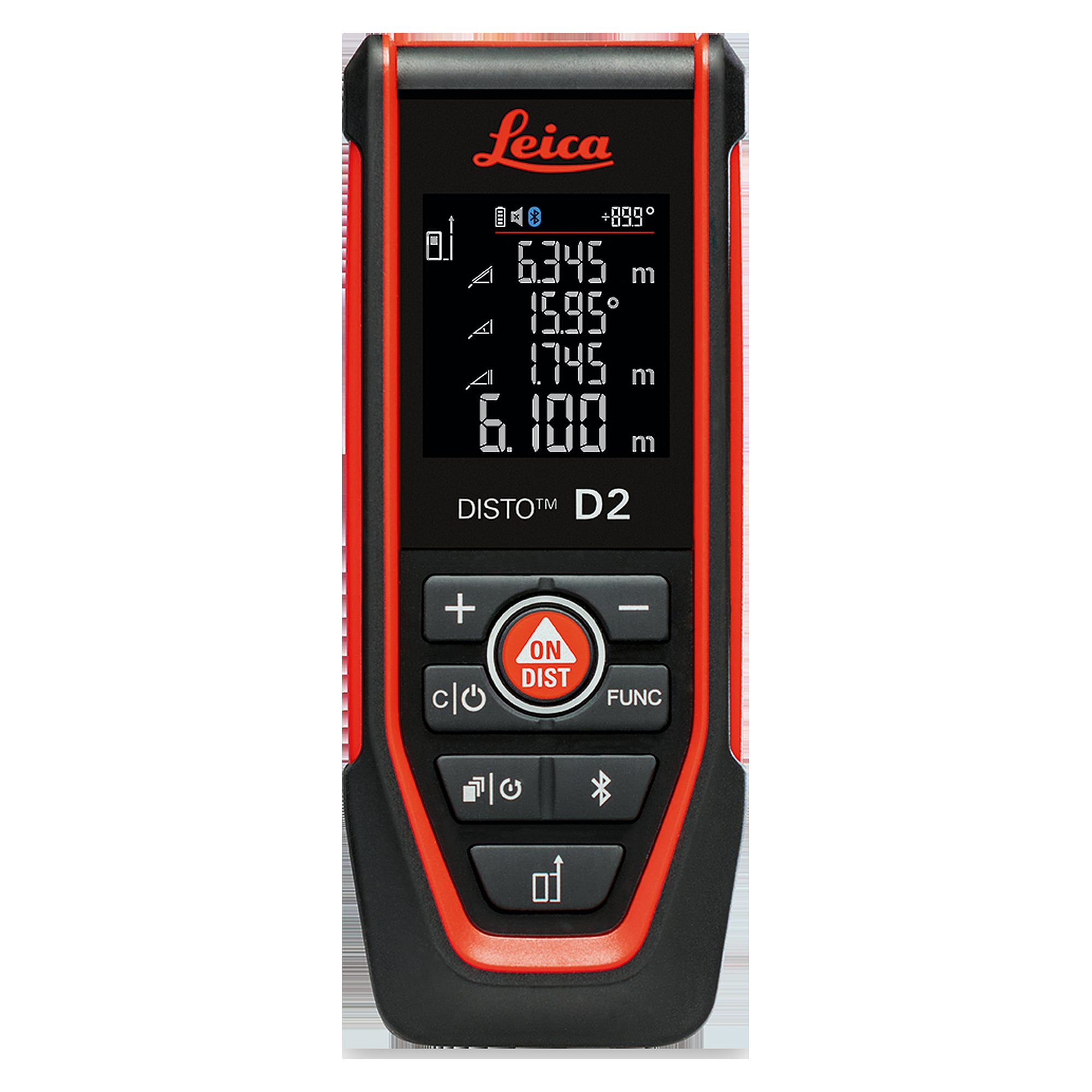 Laser-Entfernungsmesser 100 m mit Bluetooth und Endstück-Erkennung - Leica DISTO D2