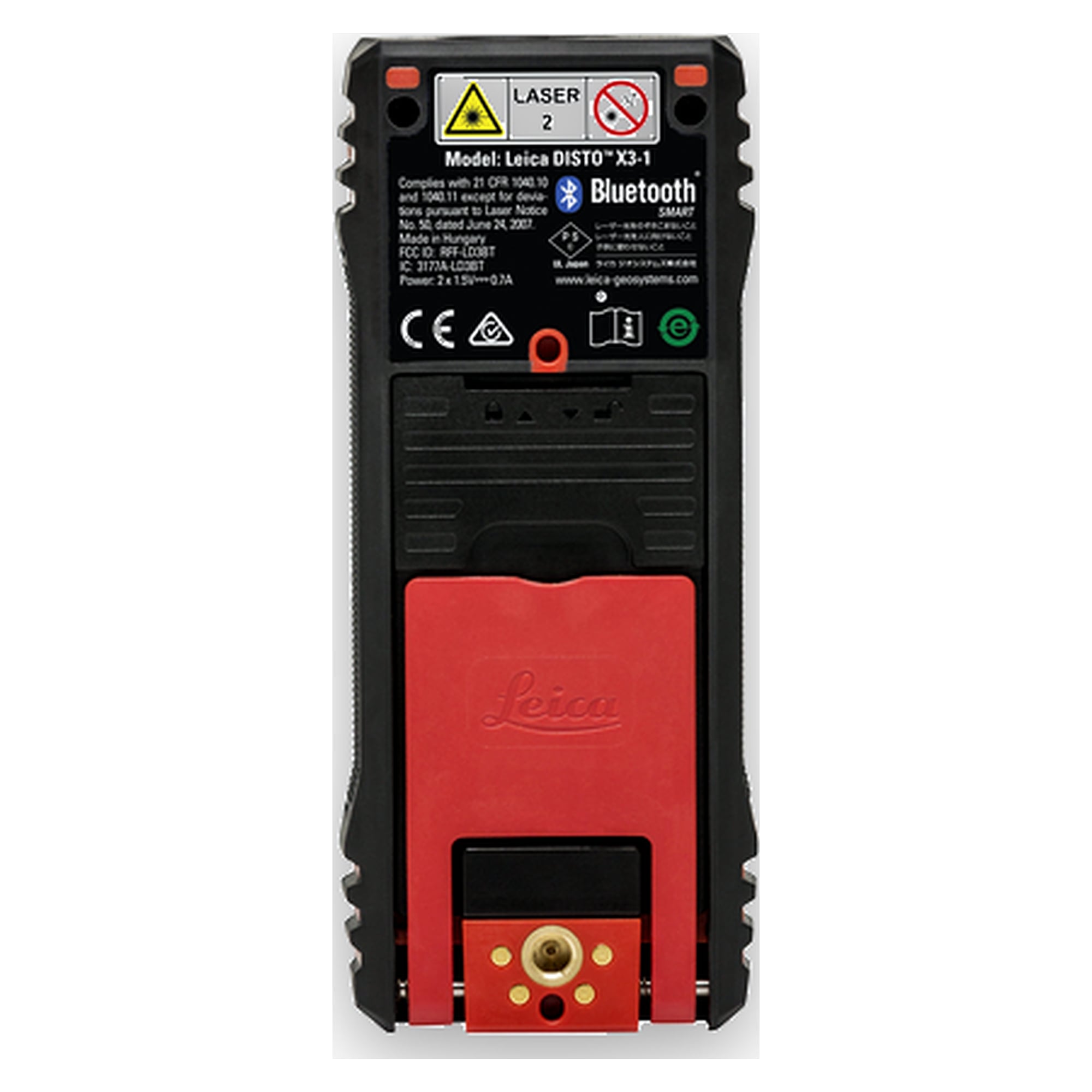 Laser-Entfernungsmesser 150 m sturzsicher bis 2 m mit IP65 und Bluetooth - Leica DISTO X3