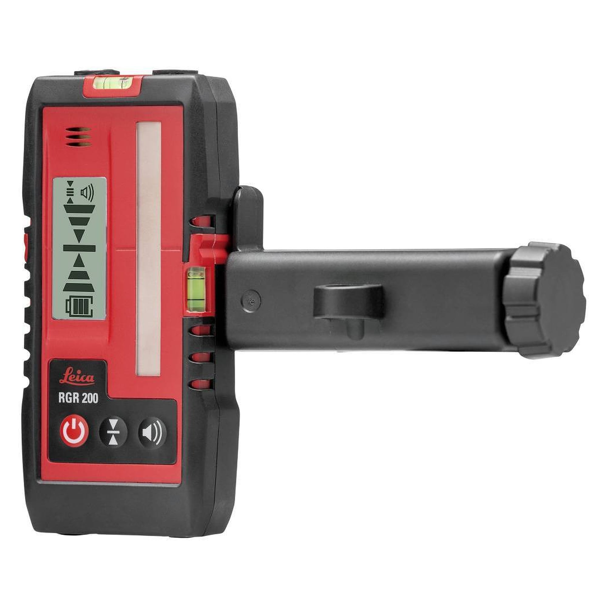 Récepteur laser 80 m pour lignes laser rouges et vertes IP65 - Leica Lino RGR 200